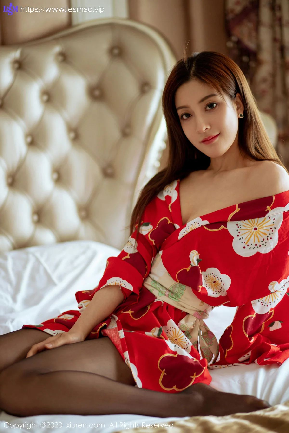XiuRen 秀人 No.2015 和服黑丝主题 林文文yooki  私房写真 - 18