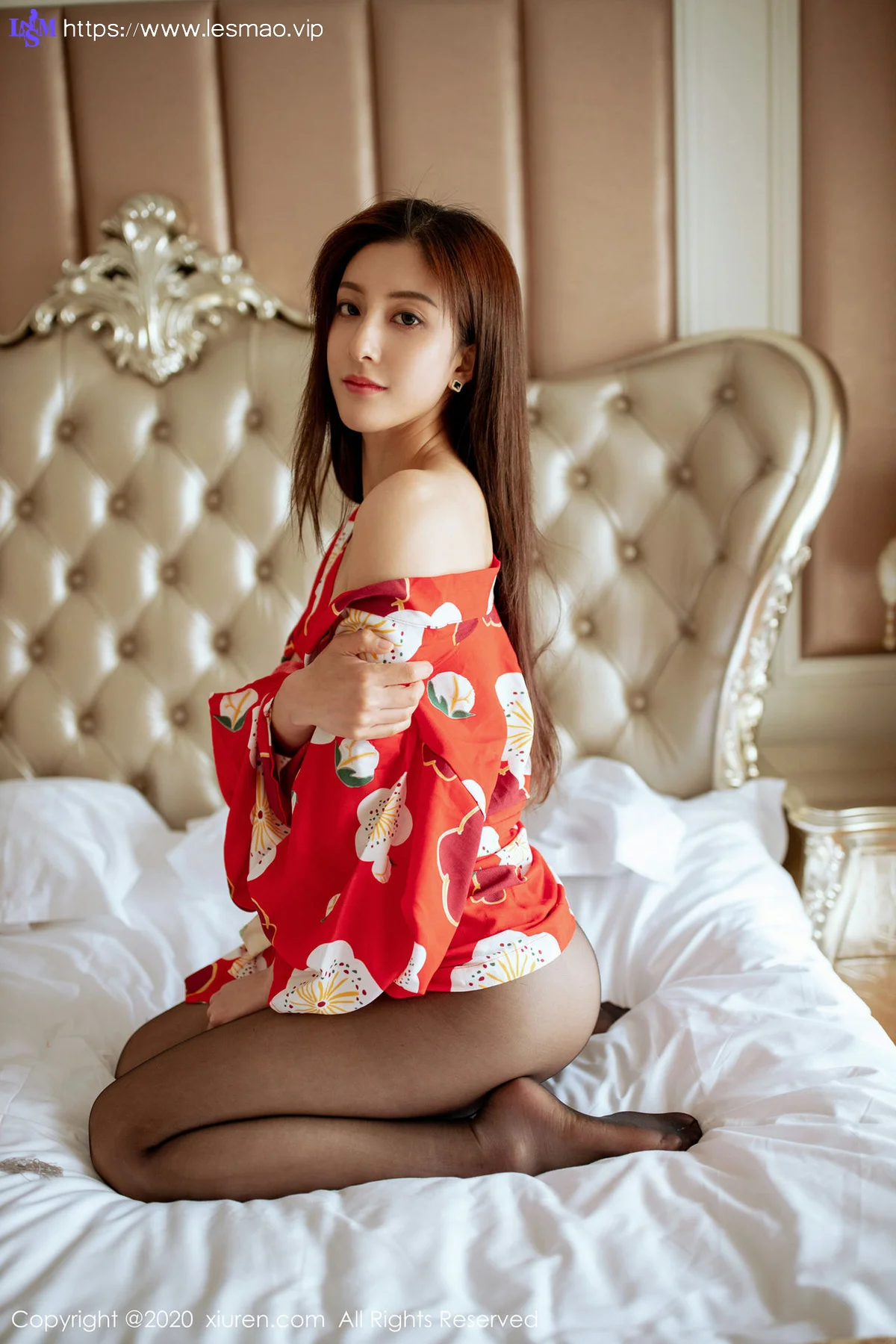 XiuRen 秀人 No.2015 和服黑丝主题 林文文yooki  私房写真 - 51
