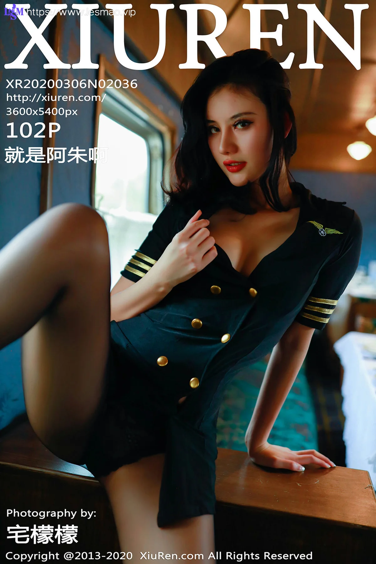 XiuRen 秀人 No.2036 列车服务员主题写真103P 就是阿朱啊 - 103