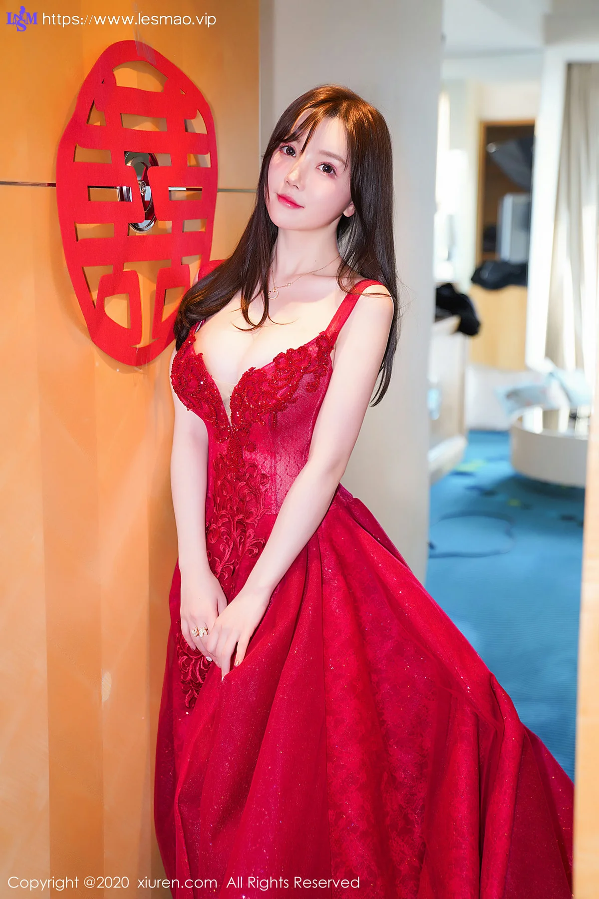 XiuRen 秀人 No.2058 巨乳新娘主题117P写真 糯美子Mini - 6
