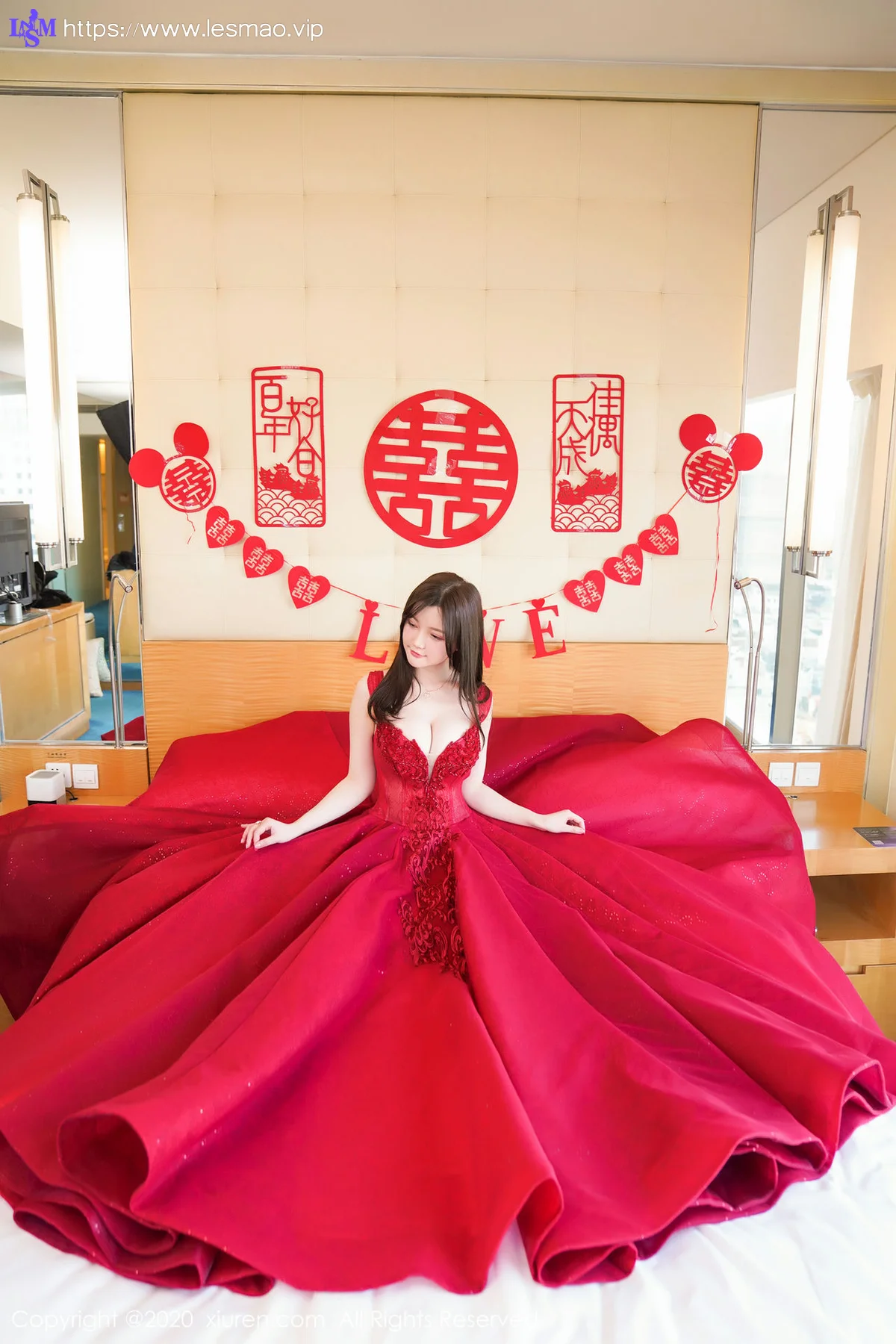 XiuRen 秀人 No.2058 巨乳新娘主题117P写真 糯美子Mini - 13