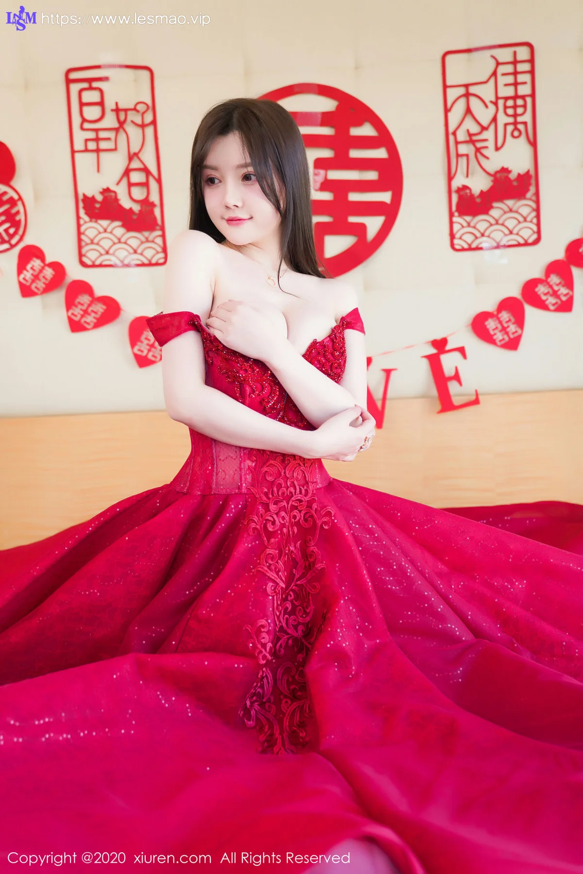 XiuRen 秀人 No.2058 巨乳新娘主题117P写真 糯美子Mini - 24