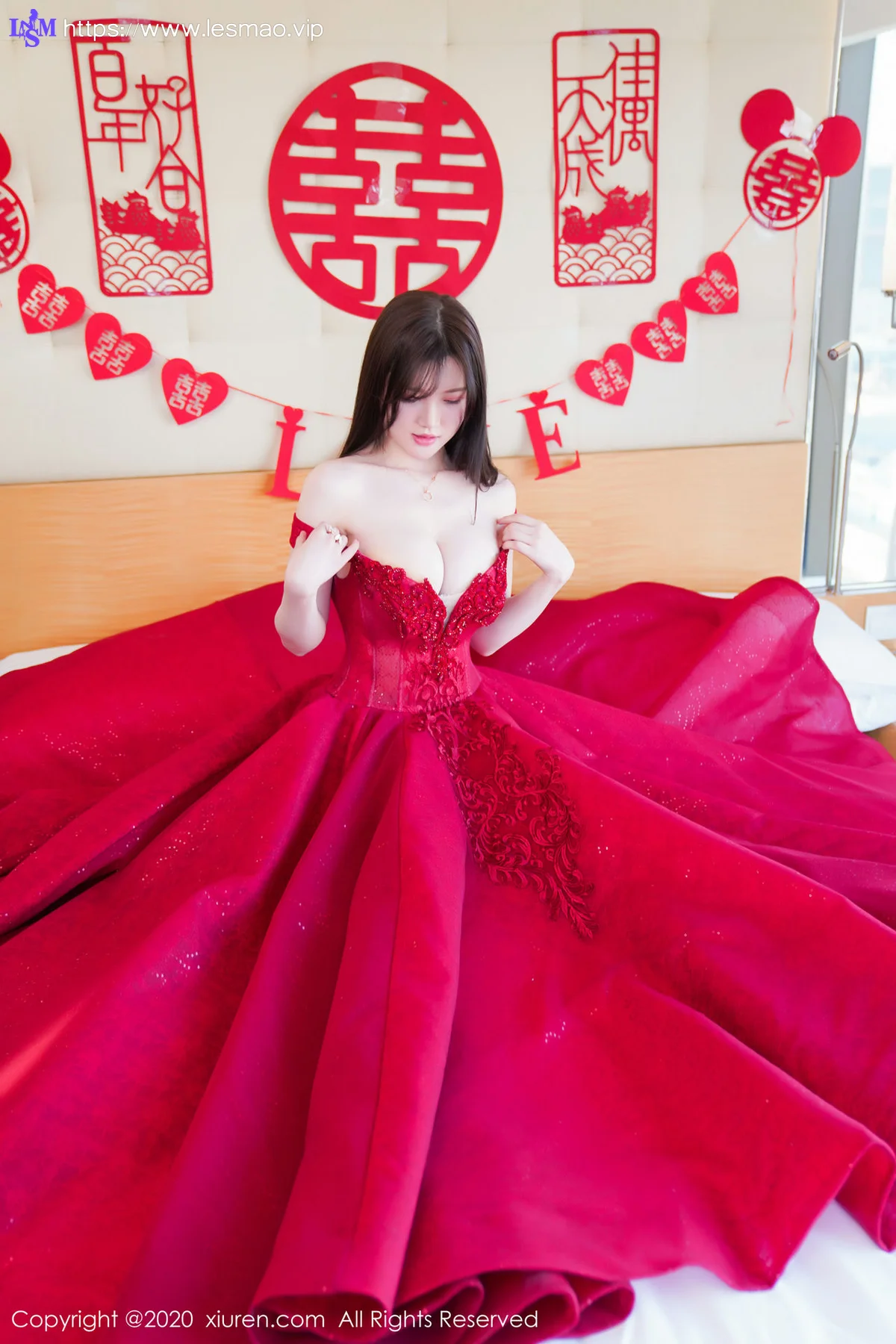 XiuRen 秀人 No.2058 巨乳新娘主题117P写真 糯美子Mini - 25