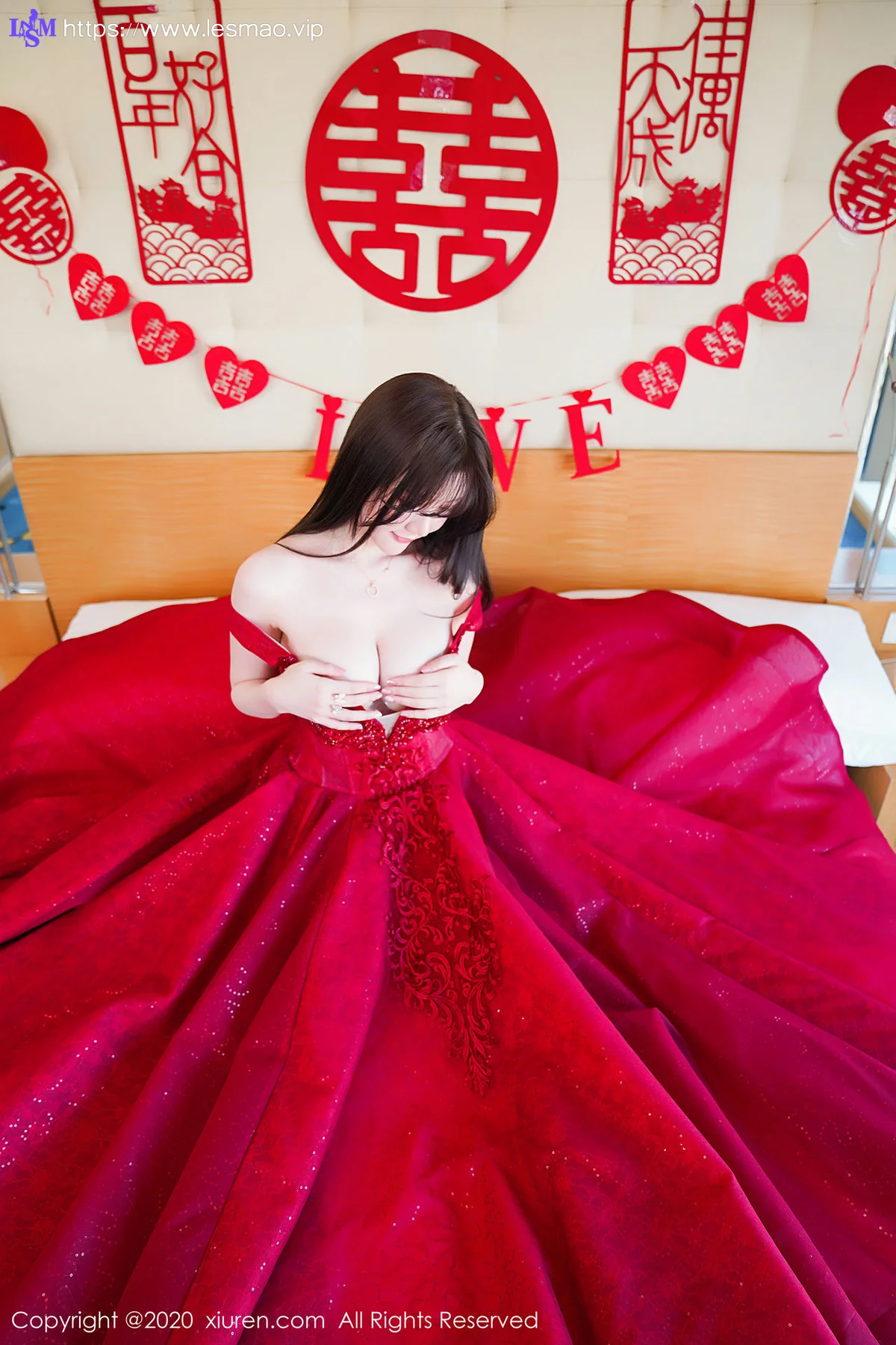 XiuRen 秀人 No.2058 巨乳新娘主题117P写真 糯美子Mini - 26