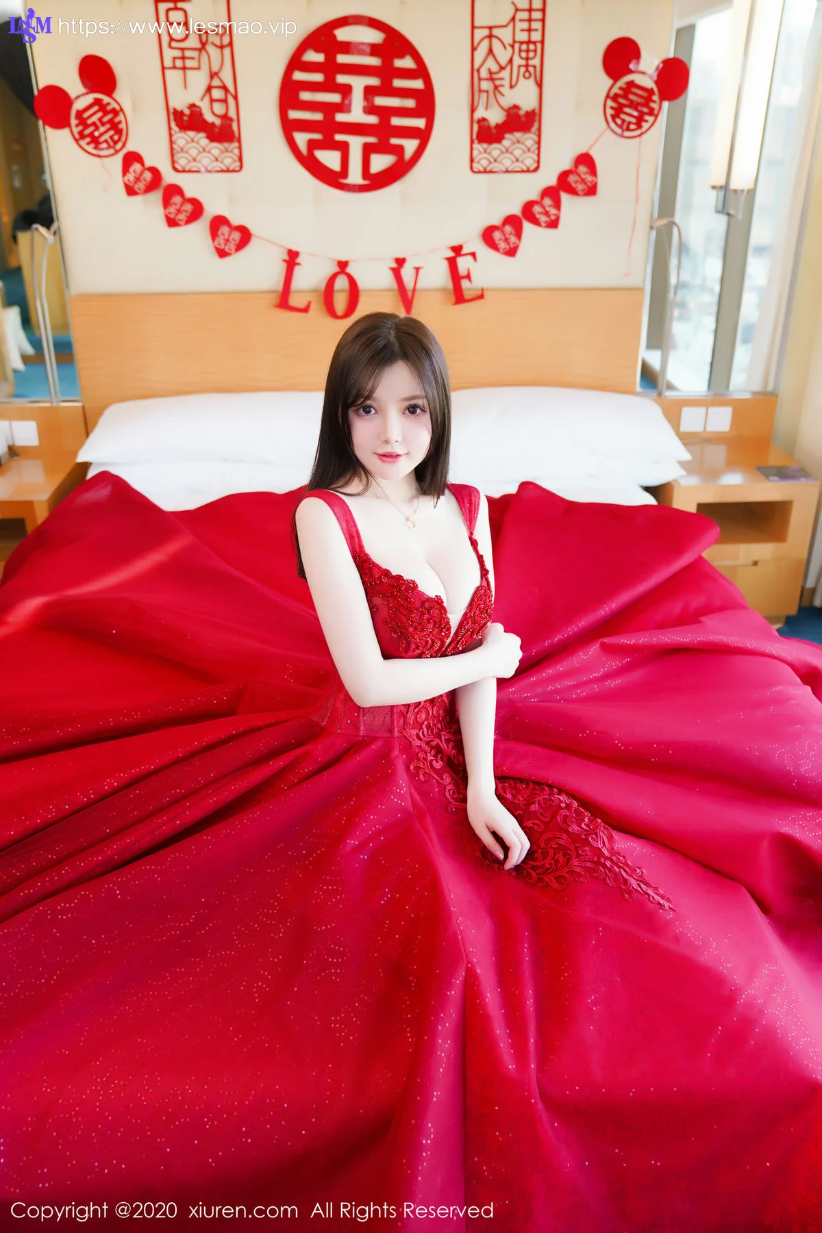 XiuRen 秀人 No.2058 巨乳新娘主题117P写真 糯美子Mini - 30
