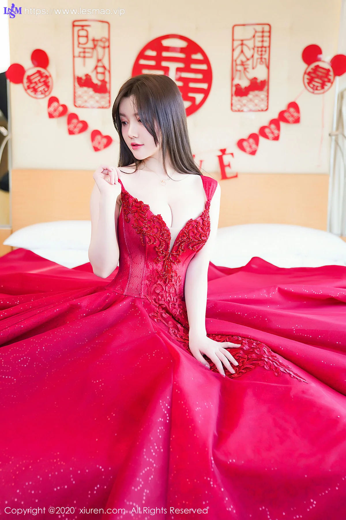 XiuRen 秀人 No.2058 巨乳新娘主题117P写真 糯美子Mini - 31