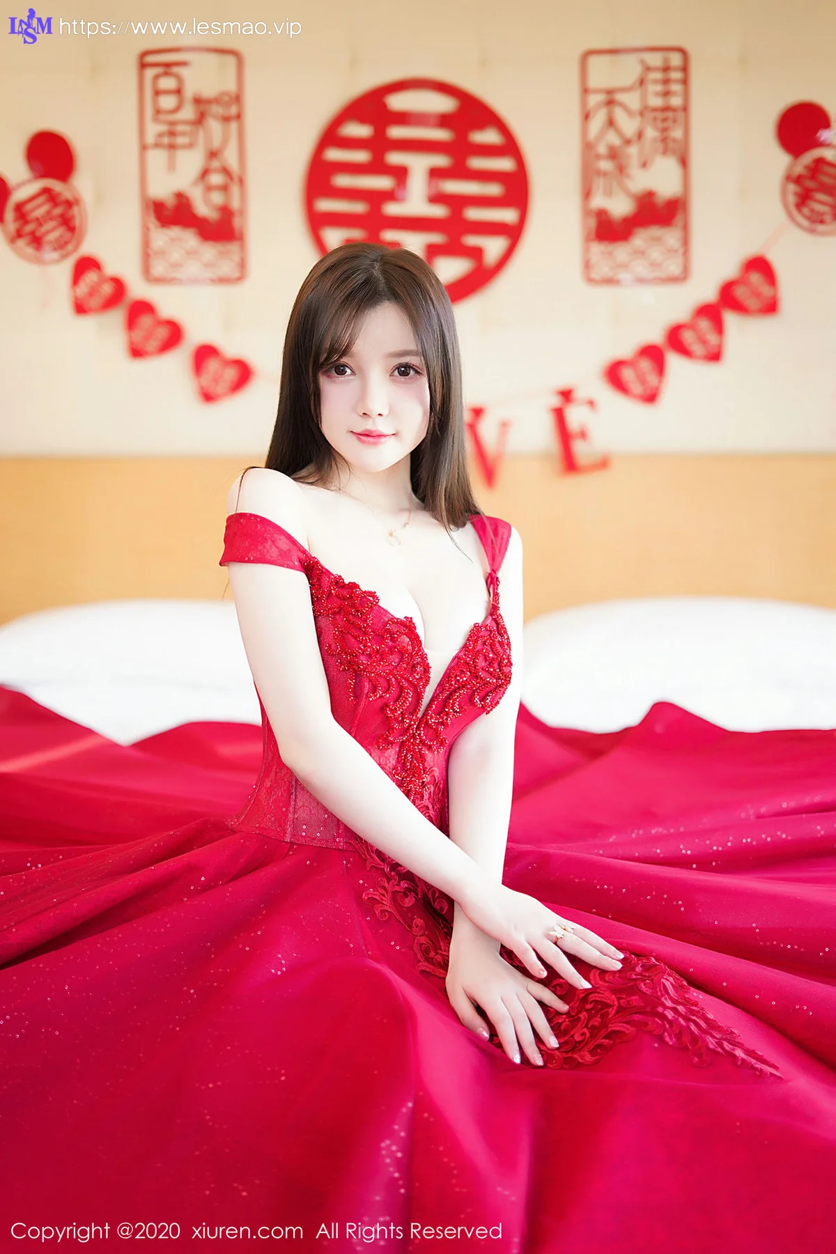 XiuRen 秀人 No.2058 巨乳新娘主题117P写真 糯美子Mini - 32