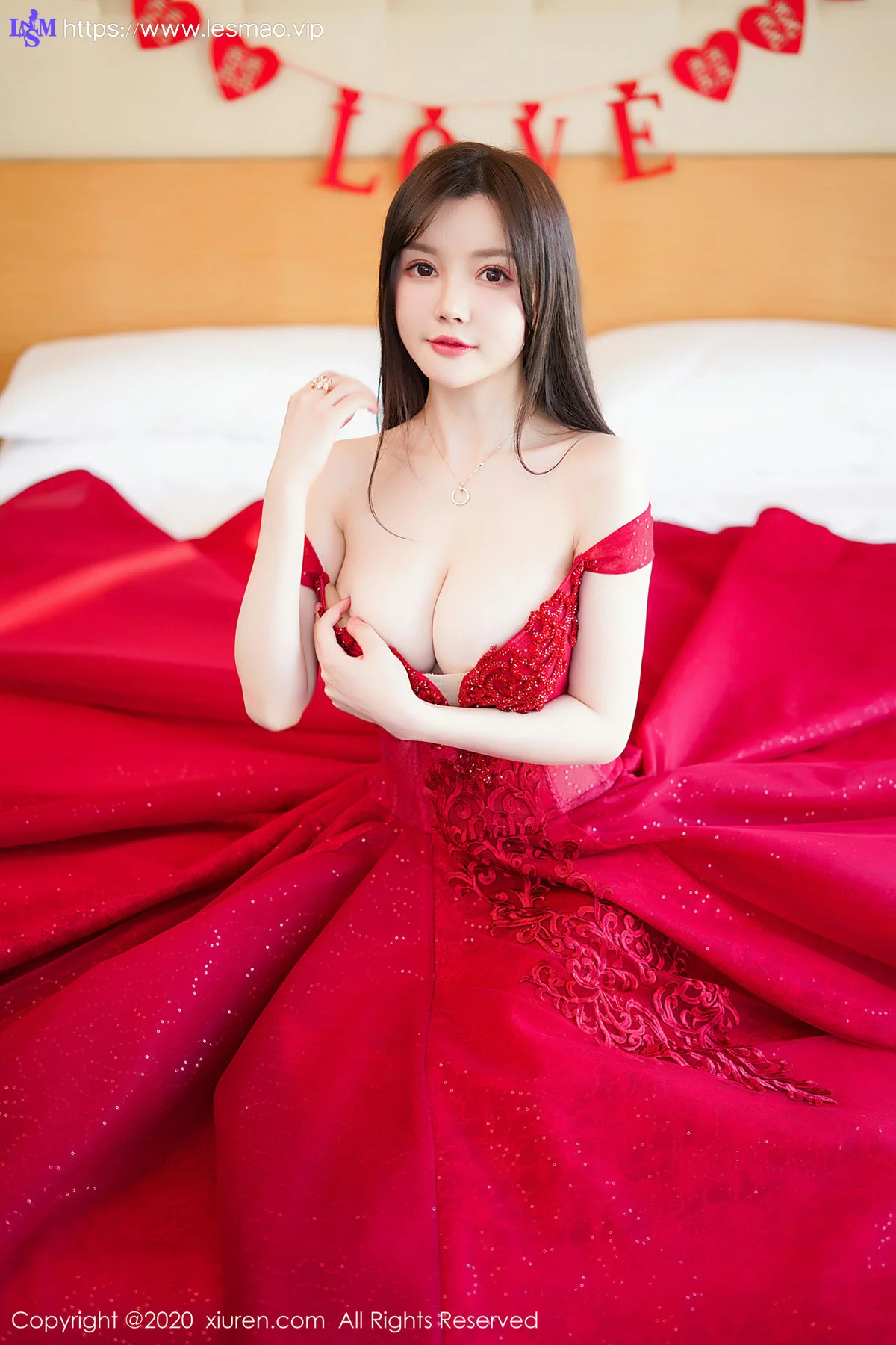 XiuRen 秀人 No.2058 巨乳新娘主题117P写真 糯美子Mini - 34