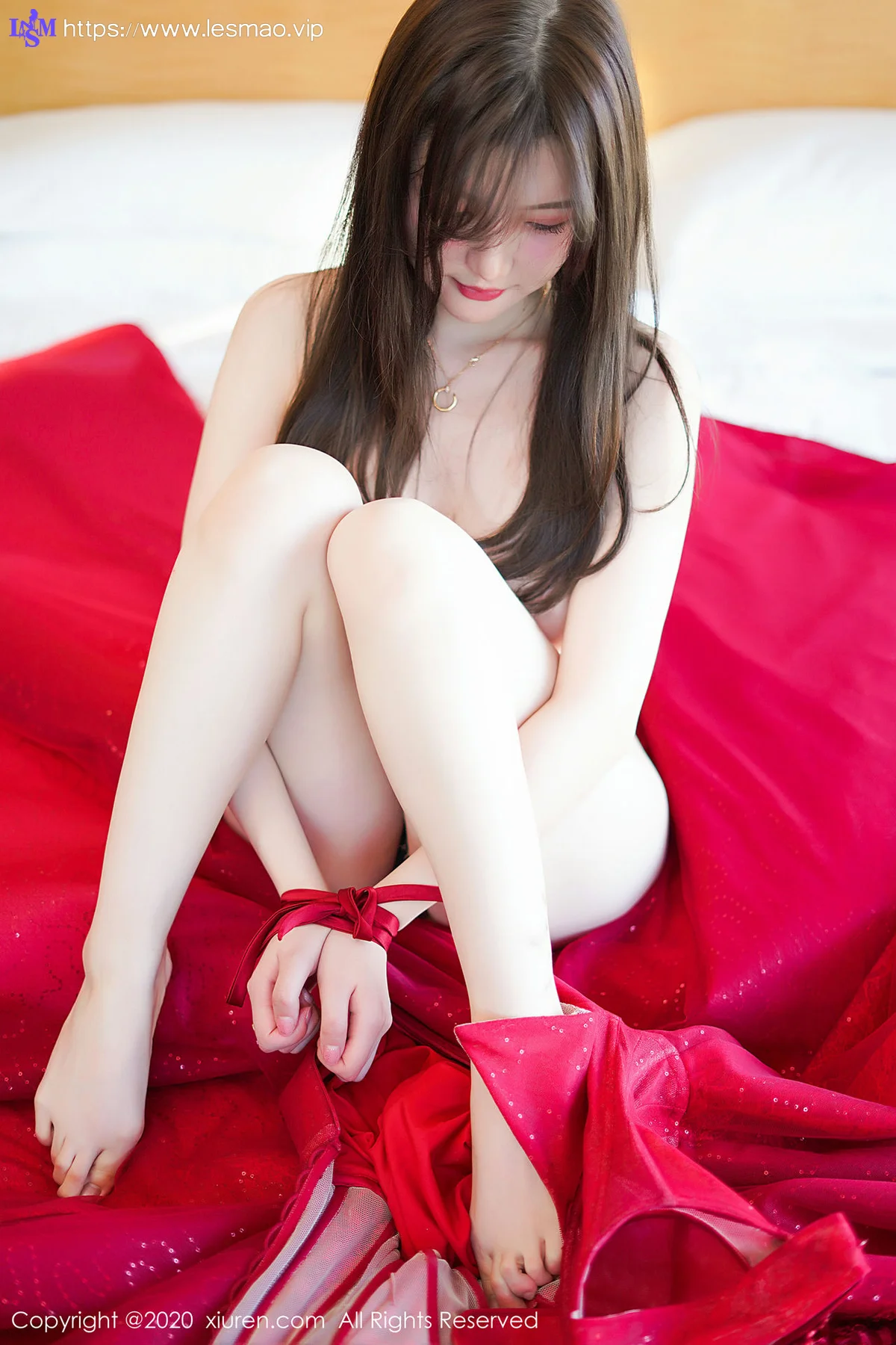 XiuRen 秀人 No.2058 巨乳新娘主题117P写真 糯美子Mini - 57
