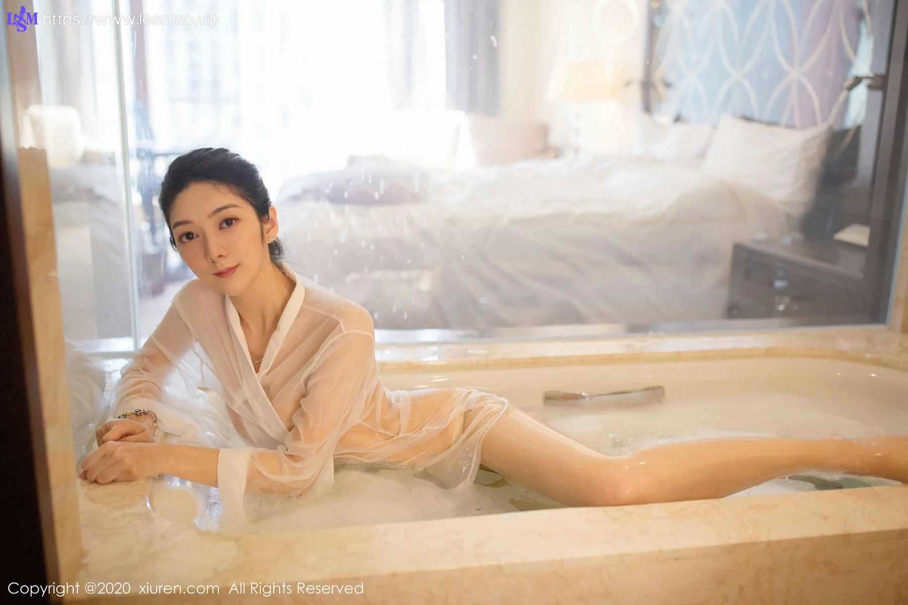 XiuRen 秀人 No.2063 浴室主题写真 Angela小热巴 - 35