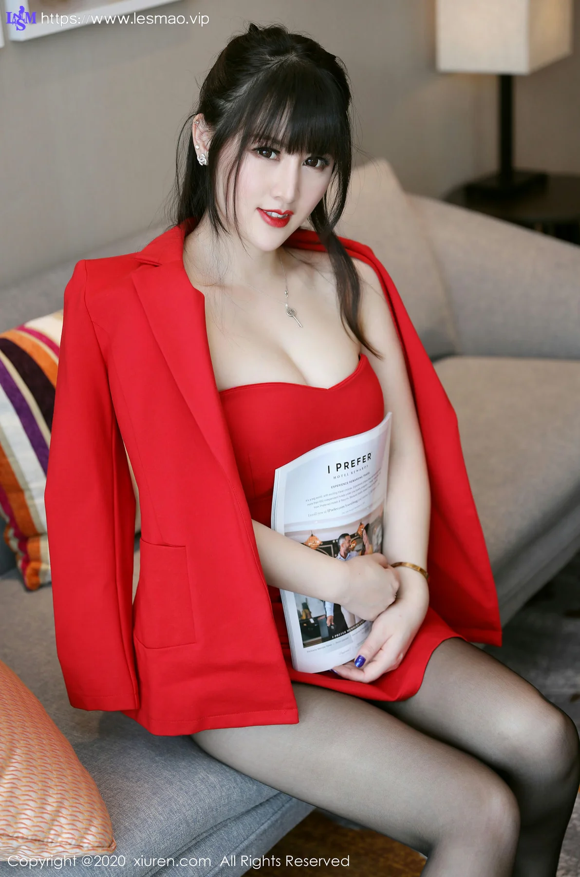 XiuRen 秀人 No.2087 黑丝OL 诗诗kiki 最新性感写真 - 56