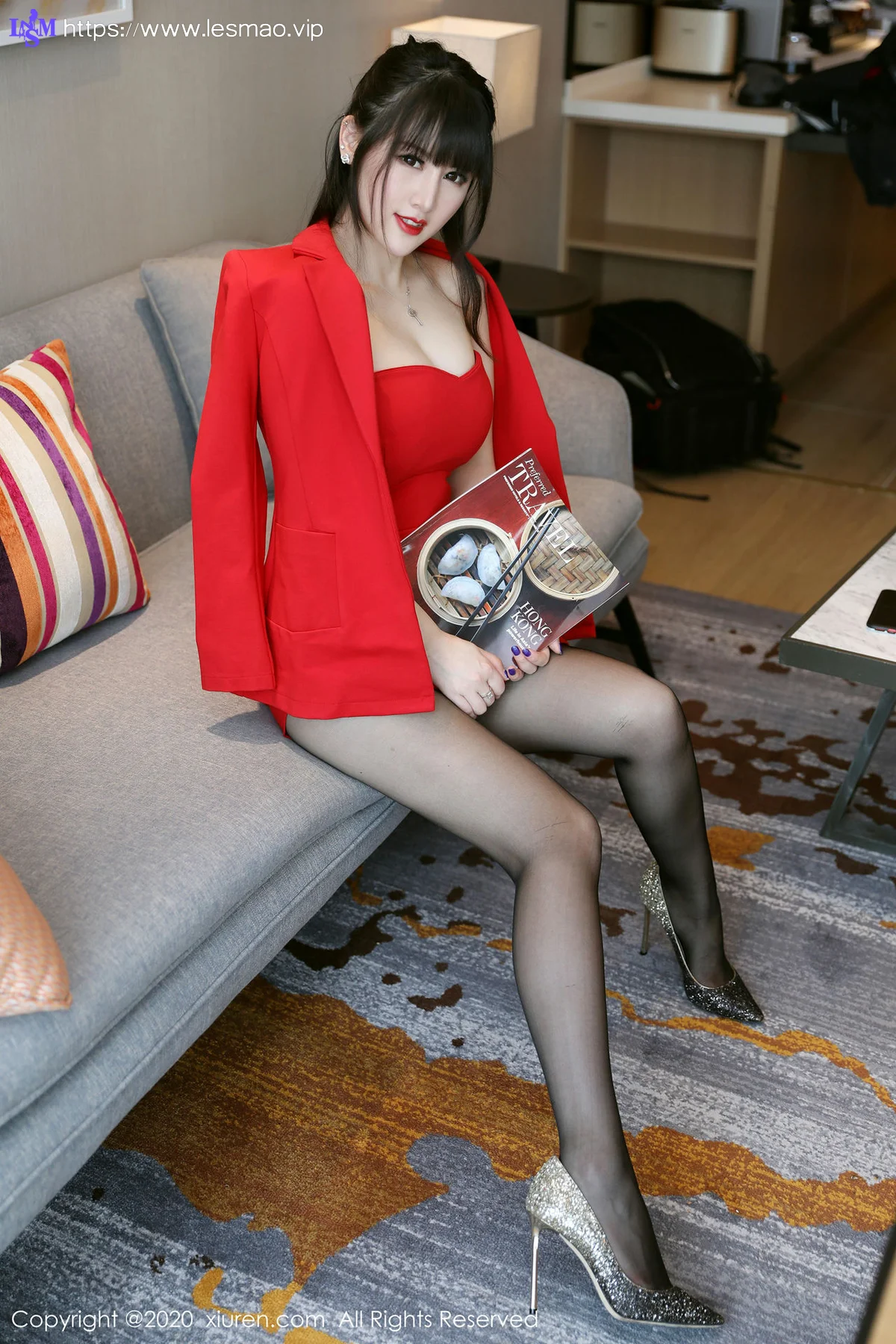 XiuRen 秀人 No.2087 黑丝OL 诗诗kiki 最新性感写真 - 58