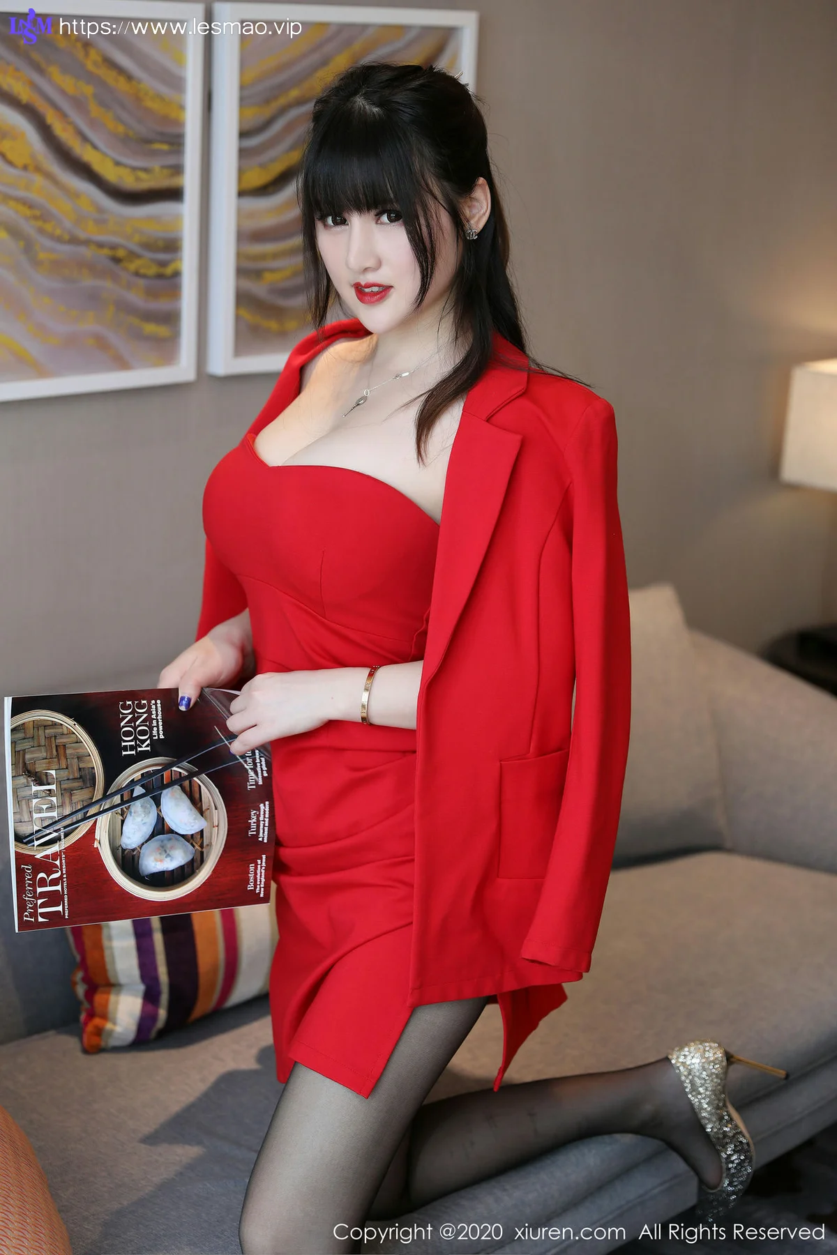 XiuRen 秀人 No.2087 黑丝OL 诗诗kiki 最新性感写真 - 61