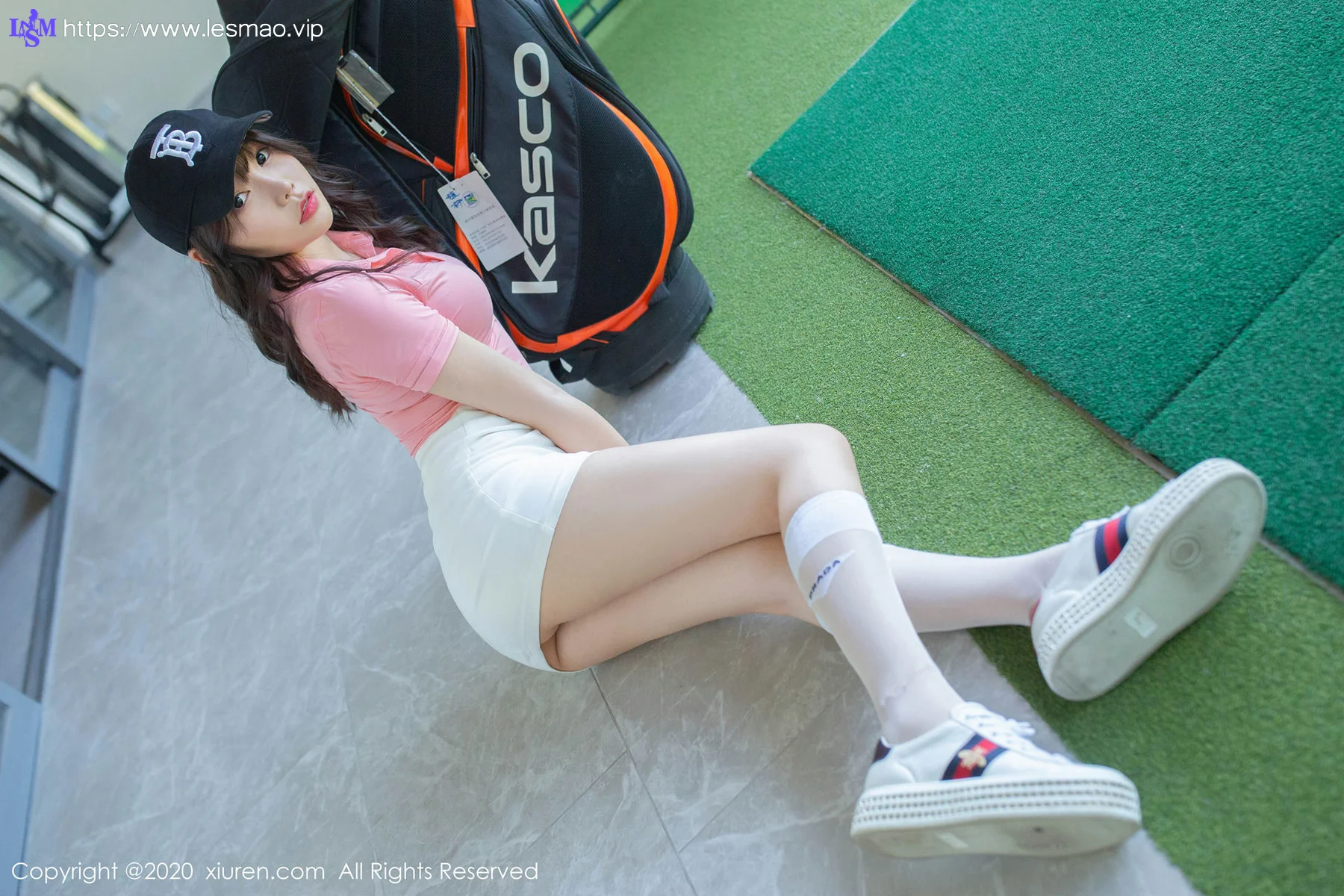 XiuRen 秀人 No.2091 高尔夫主题 芝芝Booty 健身辣妹写真 - 35