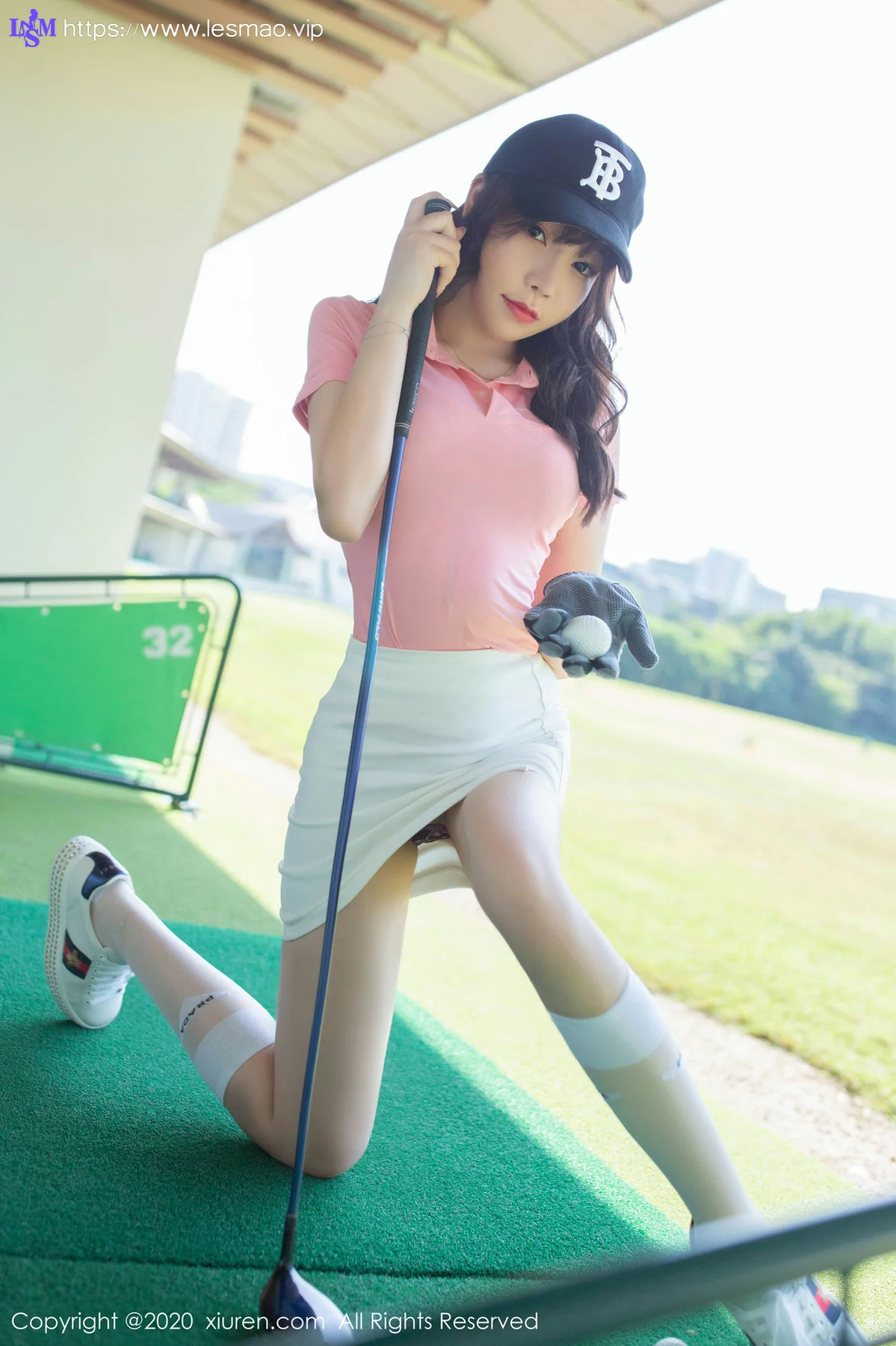 XiuRen 秀人 No.2091 高尔夫主题 芝芝Booty 健身辣妹写真 - 43