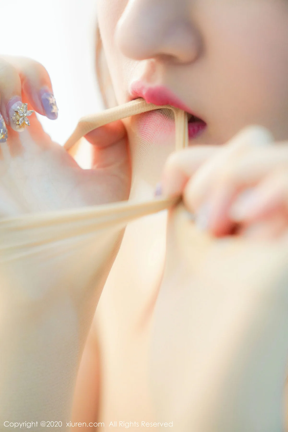 XiuRen 秀人 No.2100 肉丝连体袜 沈梦瑶 性感私房写真 - 43