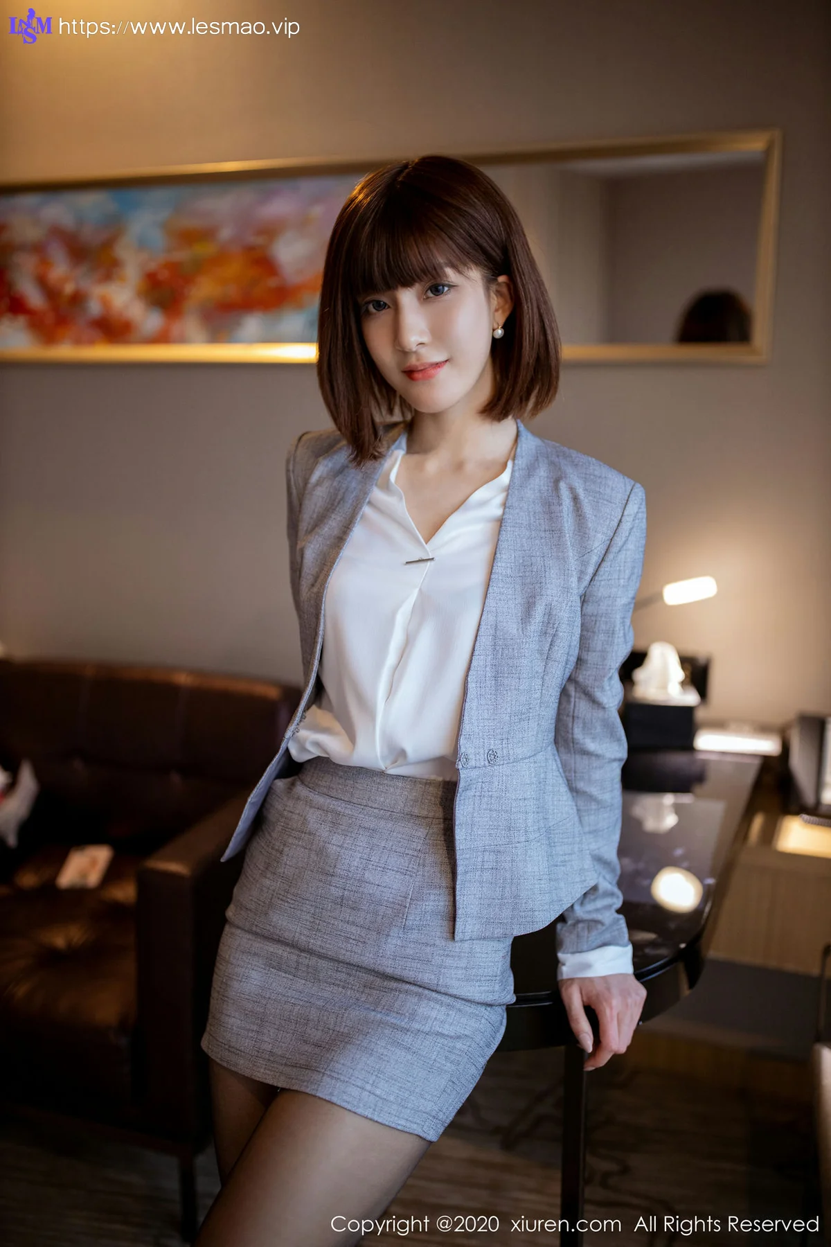 XiuRen 秀人 No.2105 西装秘书 林文文yooki 主题私房写真 - 12