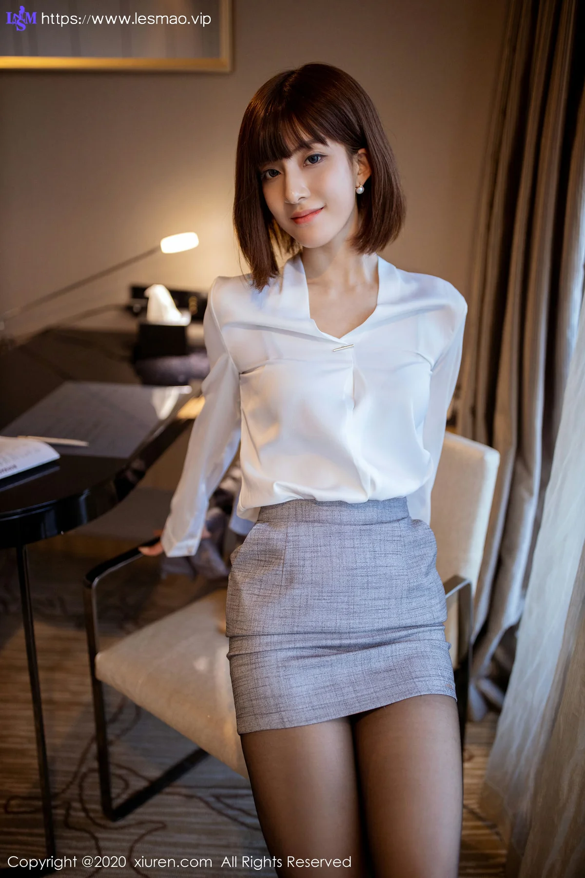 XiuRen 秀人 No.2105 西装秘书 林文文yooki 主题私房写真 - 30
