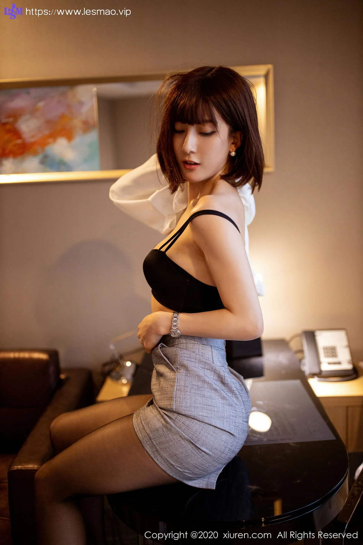 XiuRen 秀人 No.2105 西装秘书 林文文yooki 主题私房写真 - 41