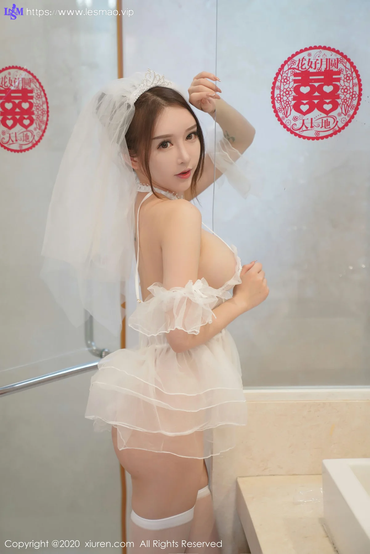 XiuRen 秀人 No.2123 婚纱主题写真 玉兔miki - 45