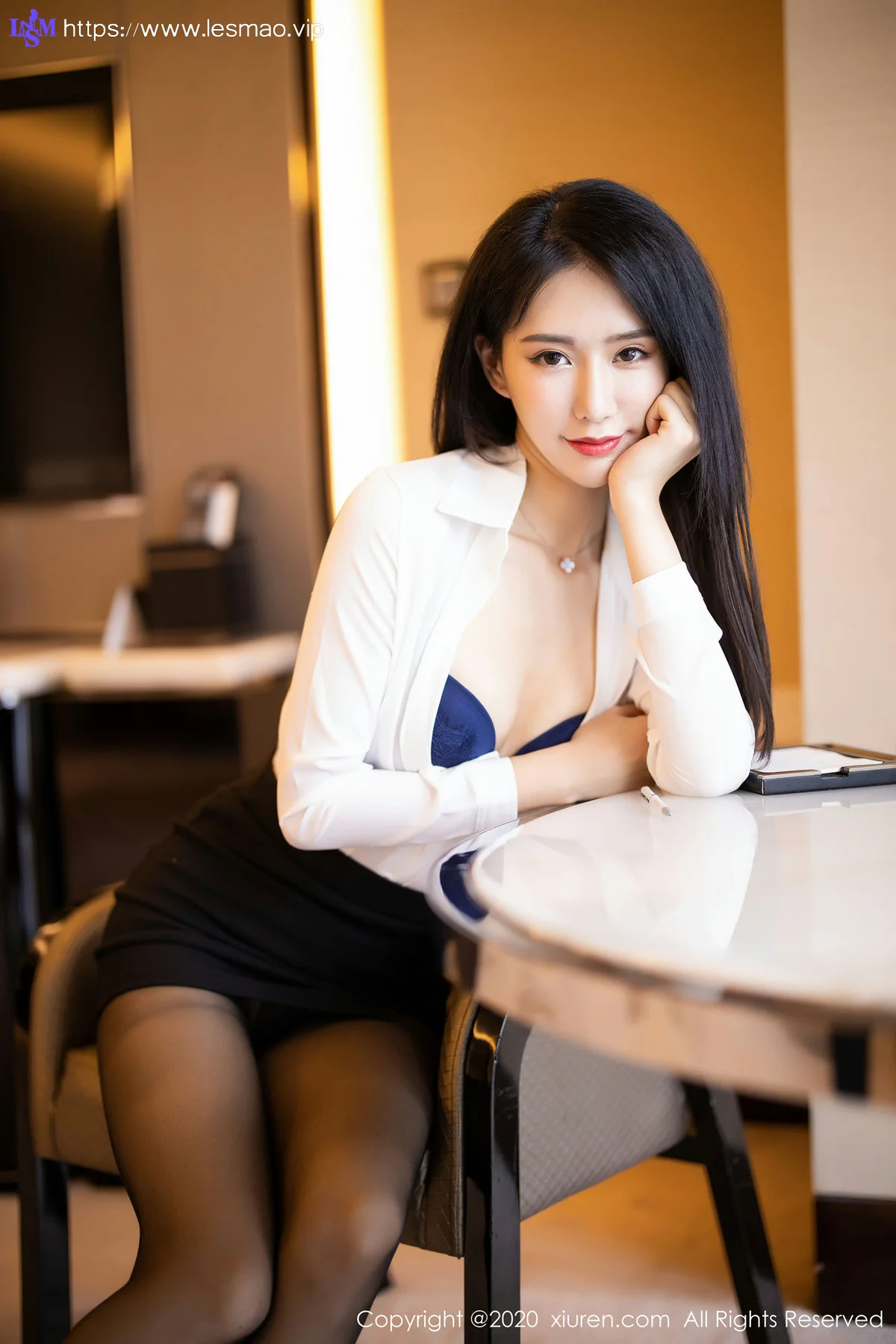 XiuRen 秀人 No.2148 黑短裙的OL BABY_柒 最新性感写真 - 40