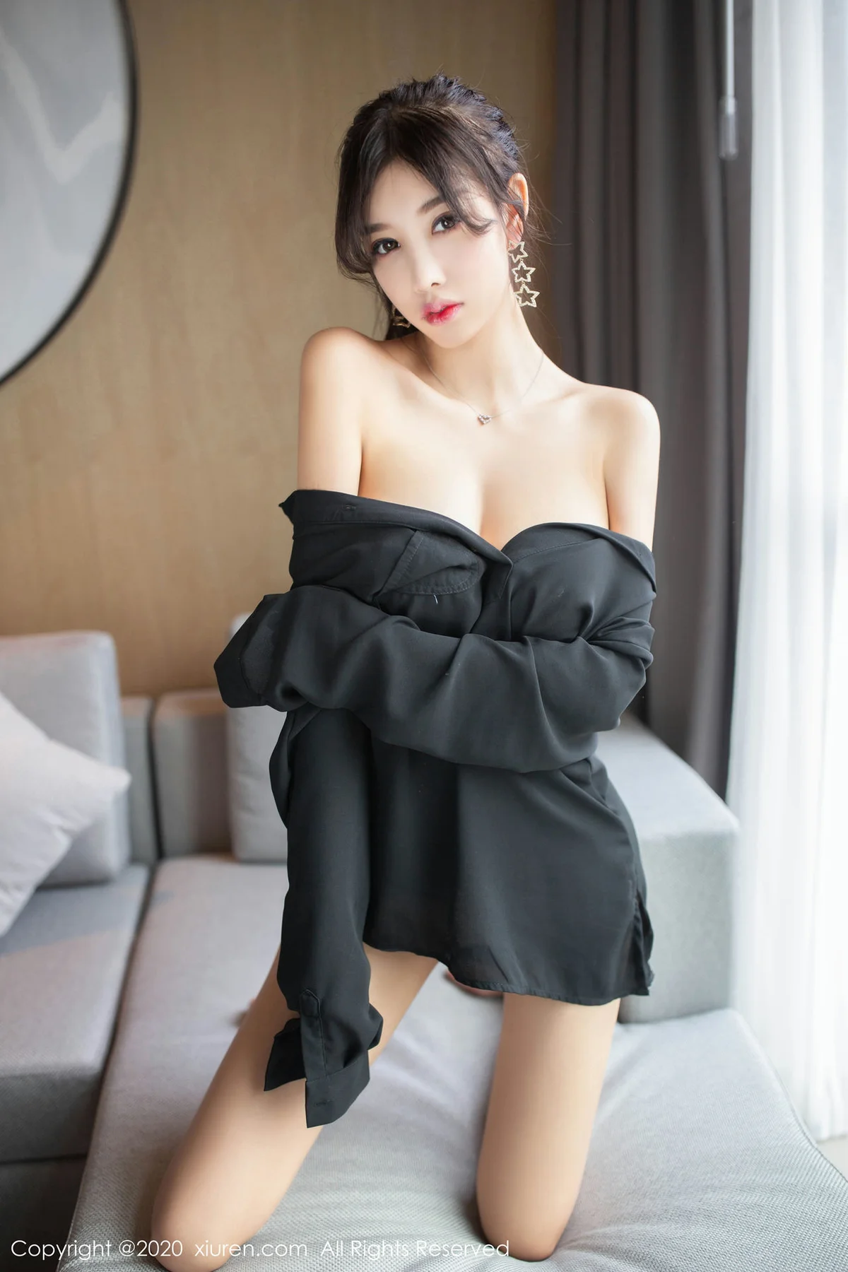 XiuRen 秀人 No.2151 男友黑衬衫主题 杨晨晨sugar 私房写真 - 40