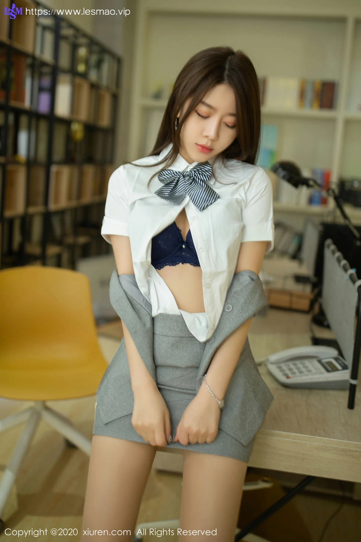 XiuRen 秀人 No.2159 秘书OL制服 夏诗诗Sally 第二套 - 42