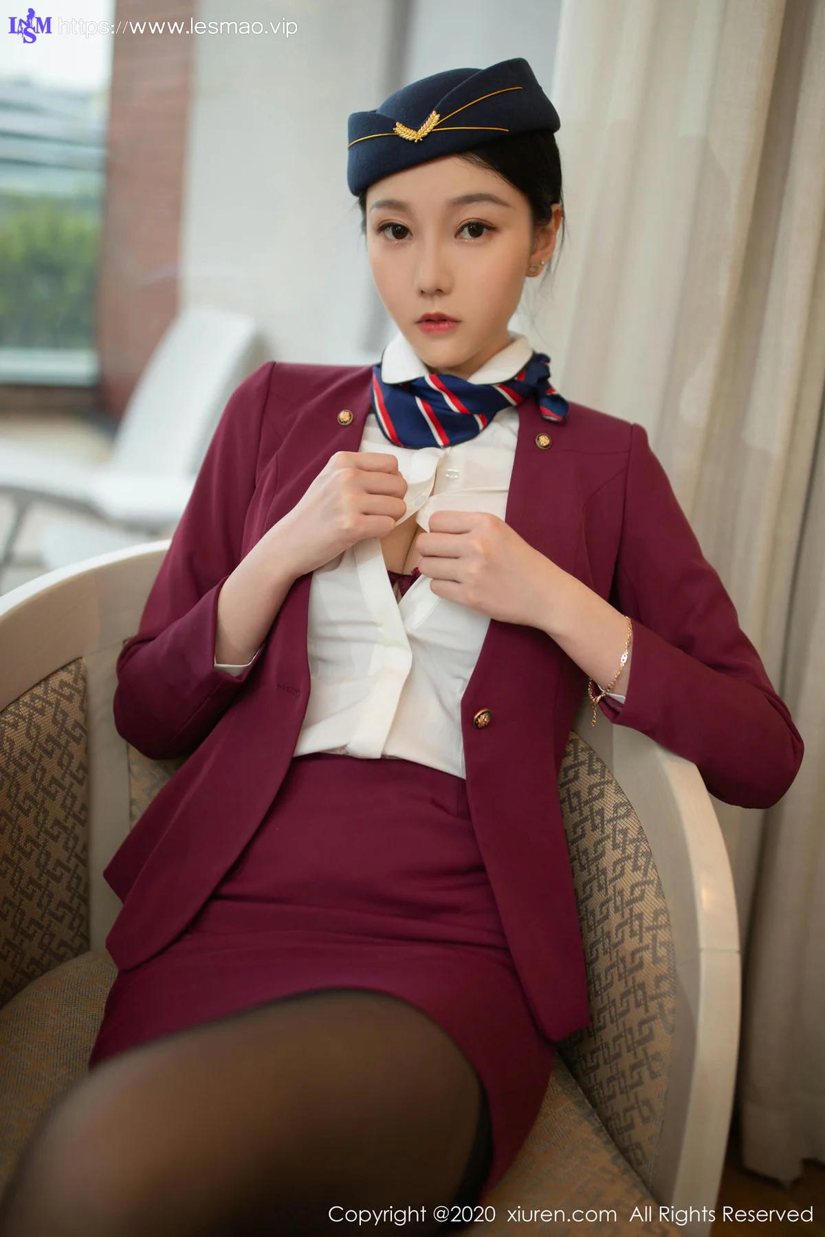 XiuRen 秀人 No.2161  空姐首套 安然Maleah 清秀颜值与绝佳身材 - 30