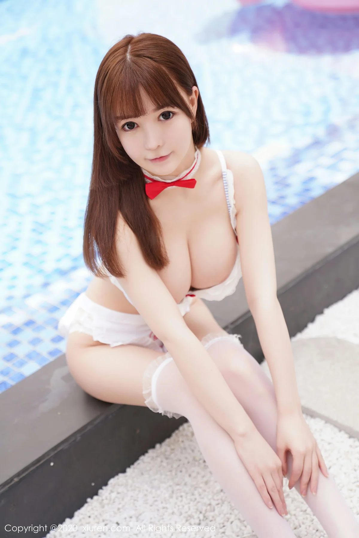 XiuRen 秀人 No.2192 童颜巨乳少女比基尼系列 UU酱 第三套写真 - 32