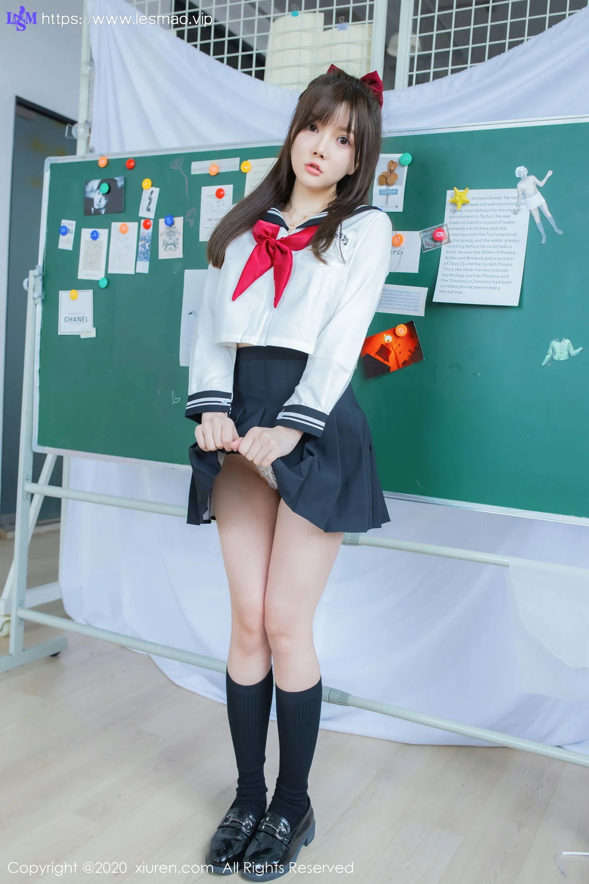 XiuRen 秀人 No.2193 真实场景演绎 糯美子Mini 清纯学妹 - 25