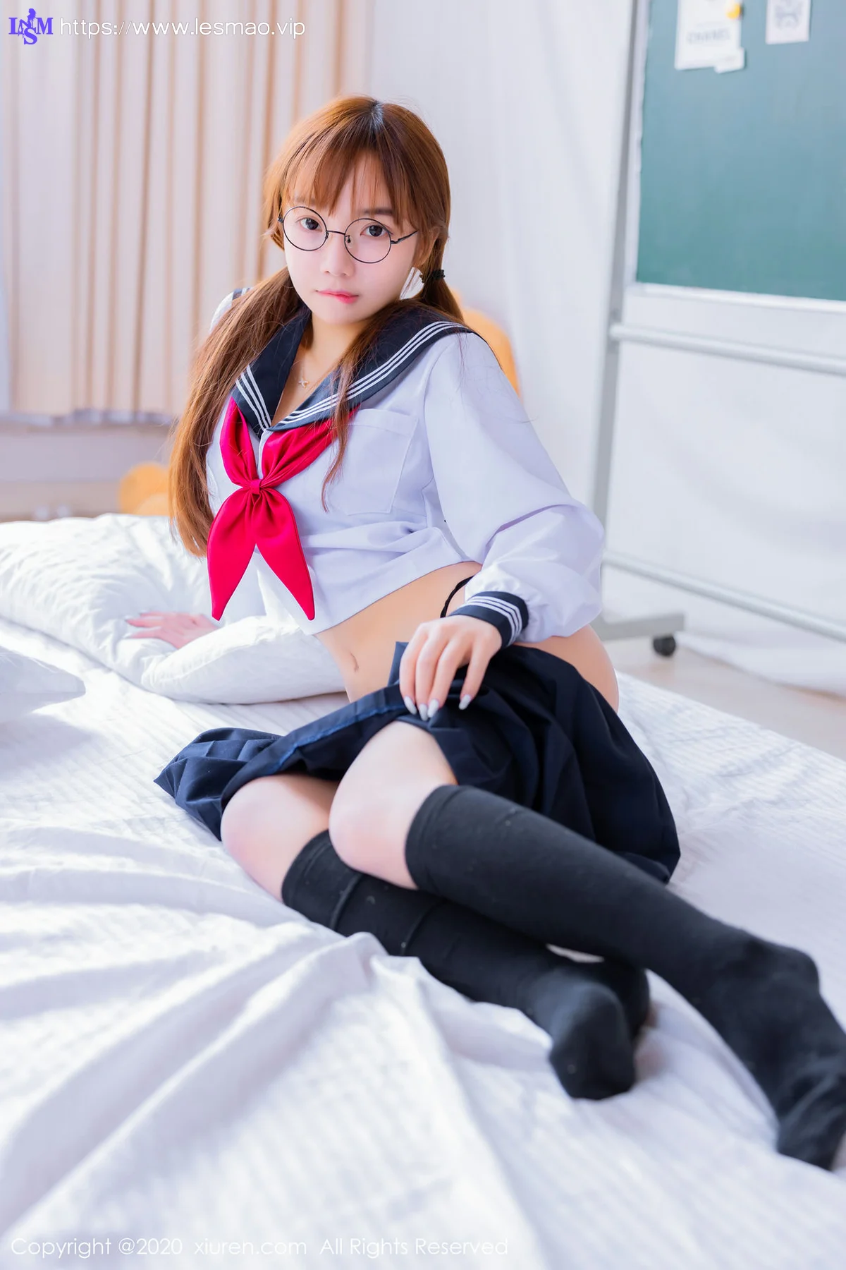 XiuRen 秀人 No.2196 童颜JK新人清纯学妹 团团子_una 模特首套... - 42