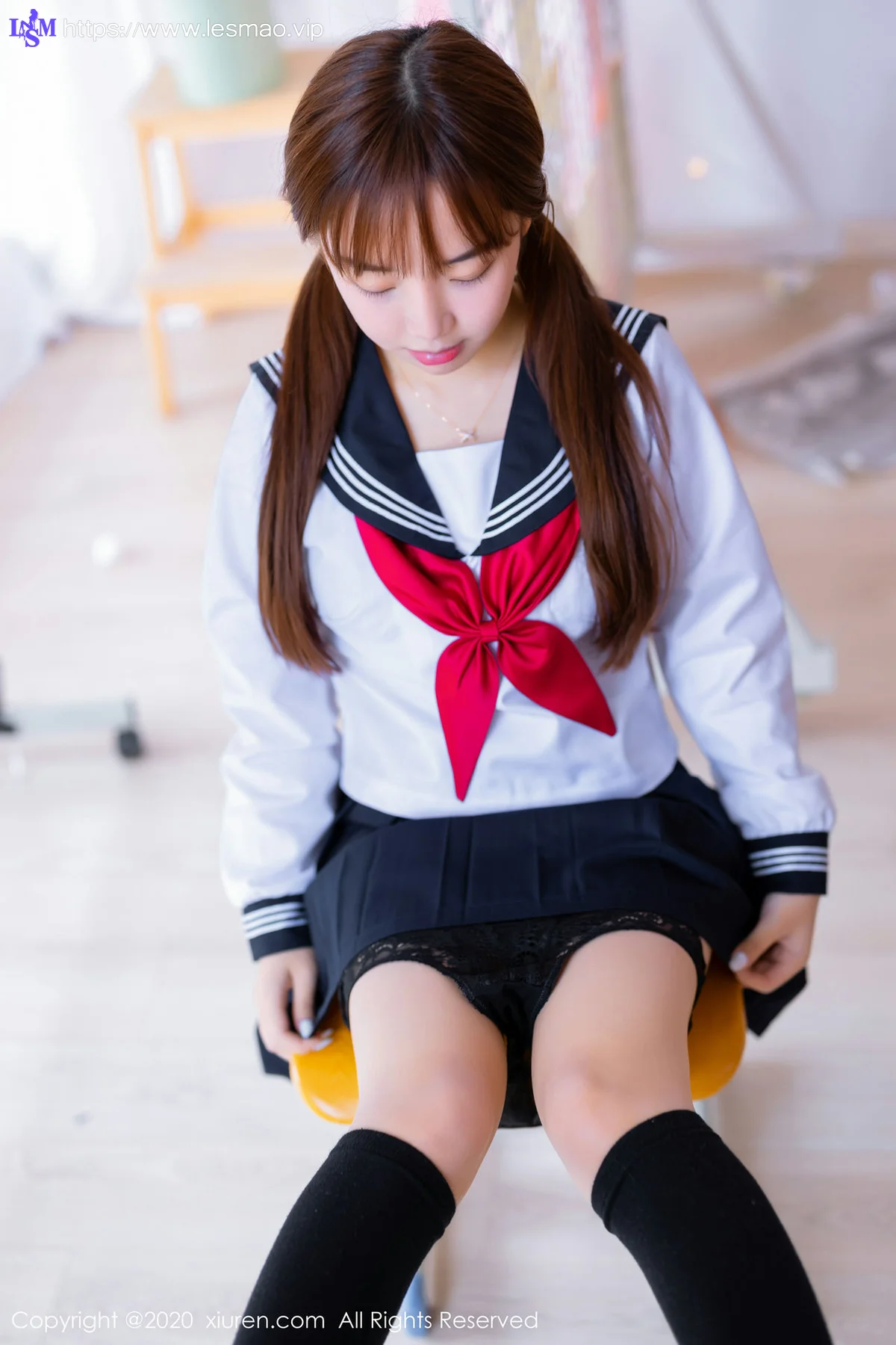 XiuRen 秀人 No.2196 童颜JK新人清纯学妹 团团子_una 模特首套... - 59