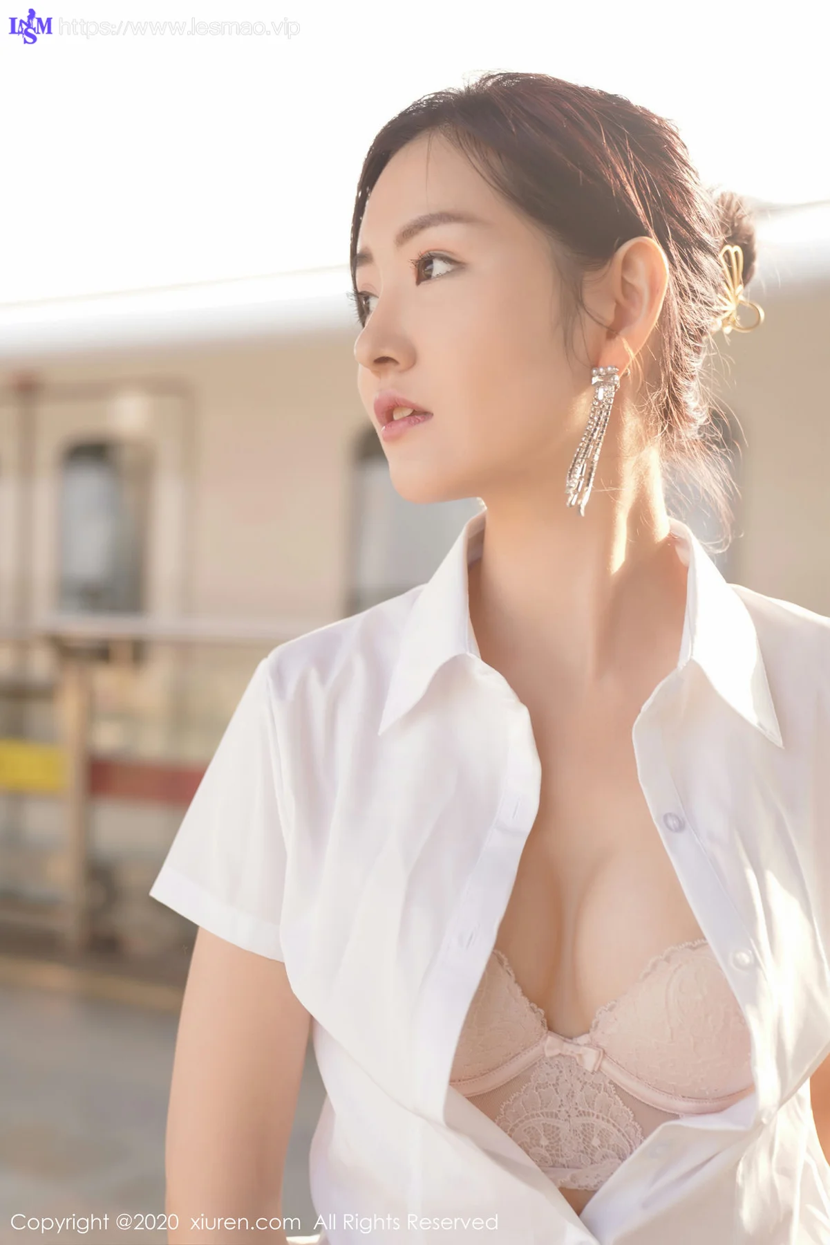 XiuRen 秀人 No.2202 地铁场景上演 沈梦瑶 秘书制服地铁主题... - 14