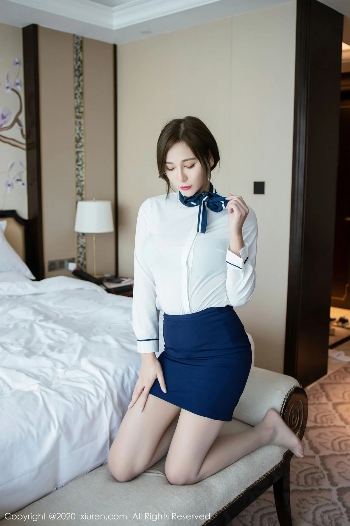 XiuRen 秀人 No.2221 Lavinia肉肉 性感制服写真 - 26