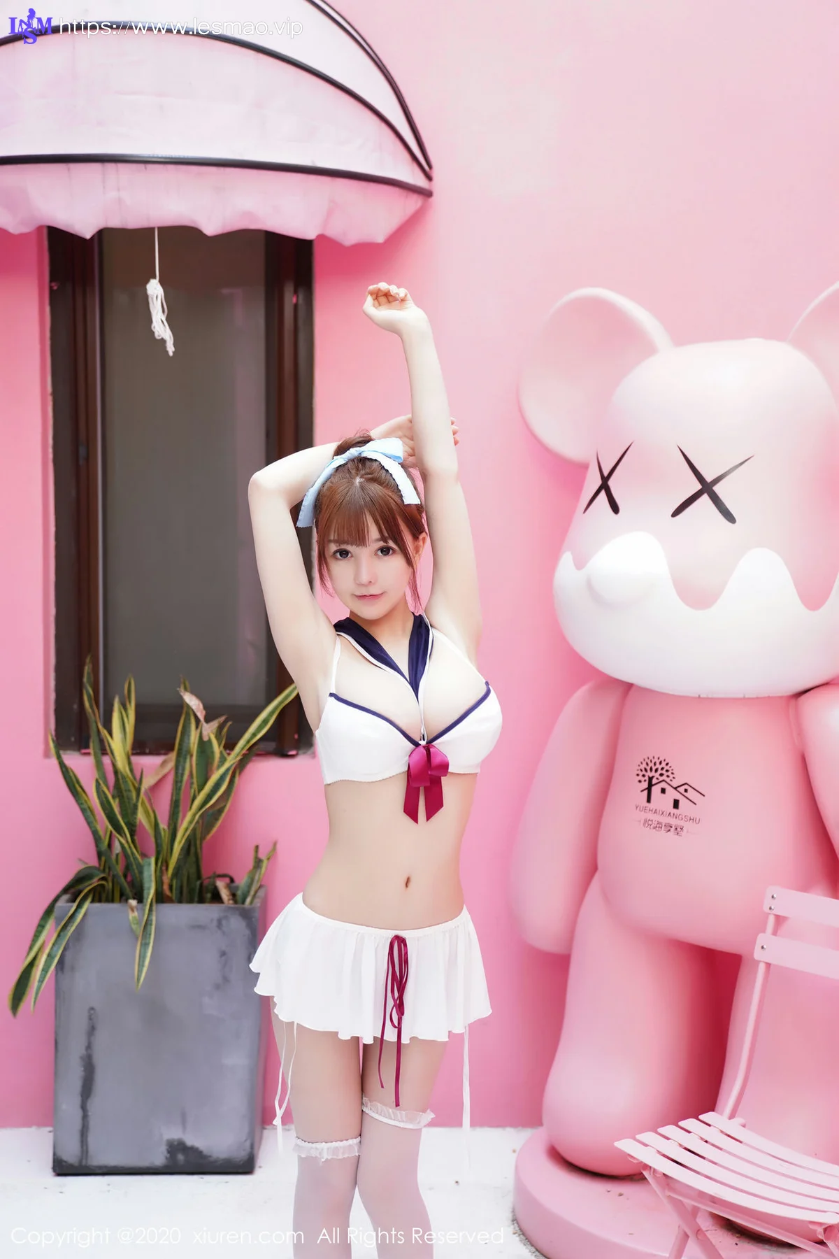 XiuRen 秀人 No.2243 UU酱 水手服内衣主题第四套写真 - 22
