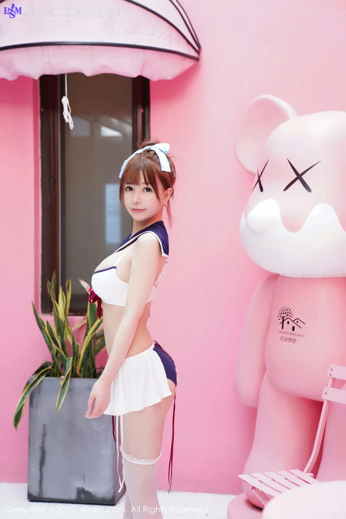XiuRen 秀人 No.2243 UU酱 水手服内衣主题第四套写真 - 24
