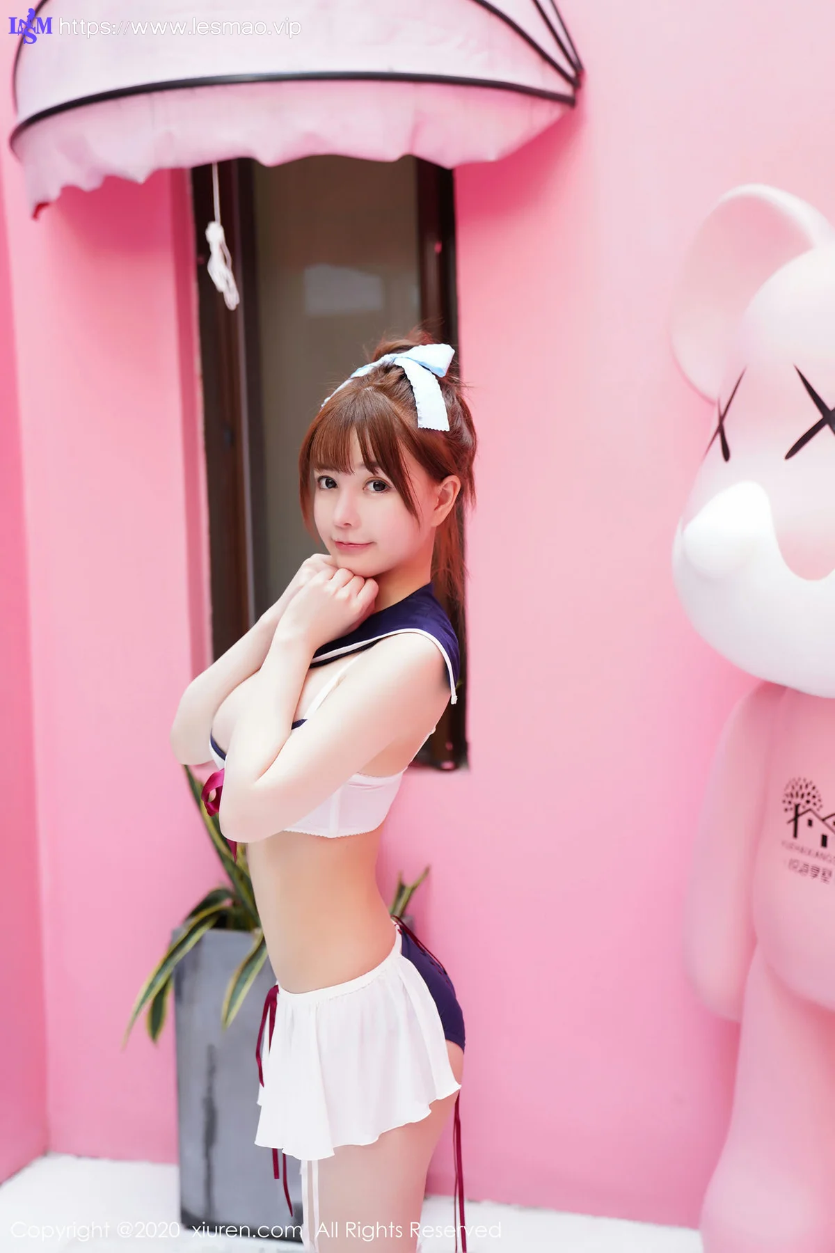 XiuRen 秀人 No.2243 UU酱 水手服内衣主题第四套写真 - 25