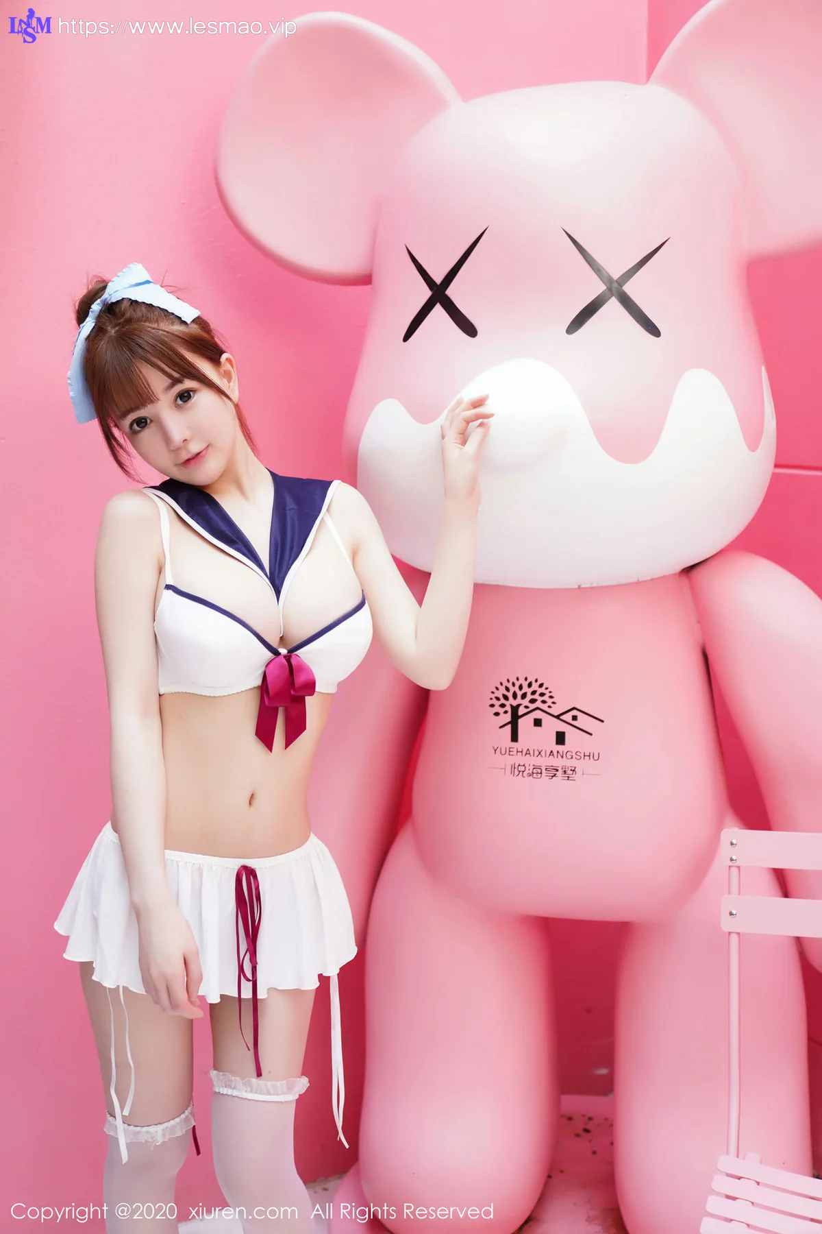 XiuRen 秀人 No.2243 UU酱 水手服内衣主题第四套写真 - 27