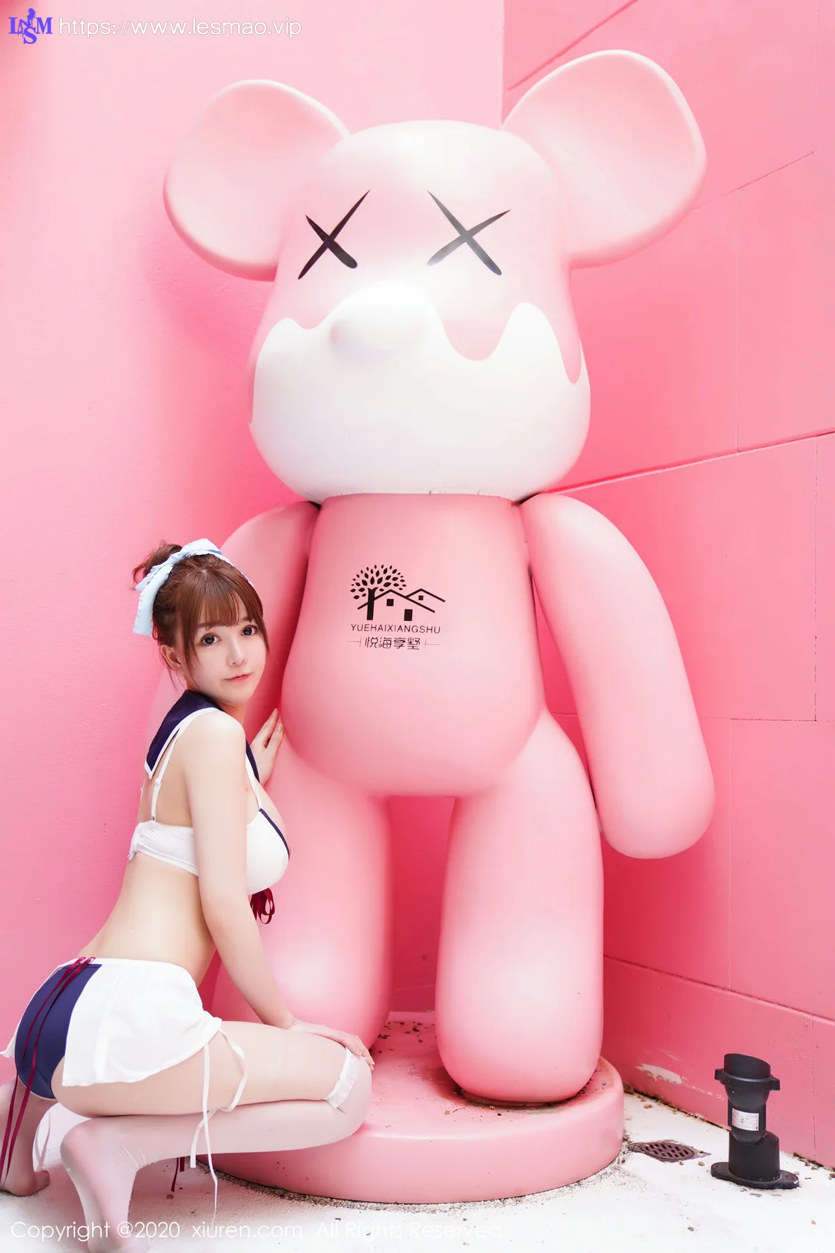 XiuRen 秀人 No.2243 UU酱 水手服内衣主题第四套写真 - 28