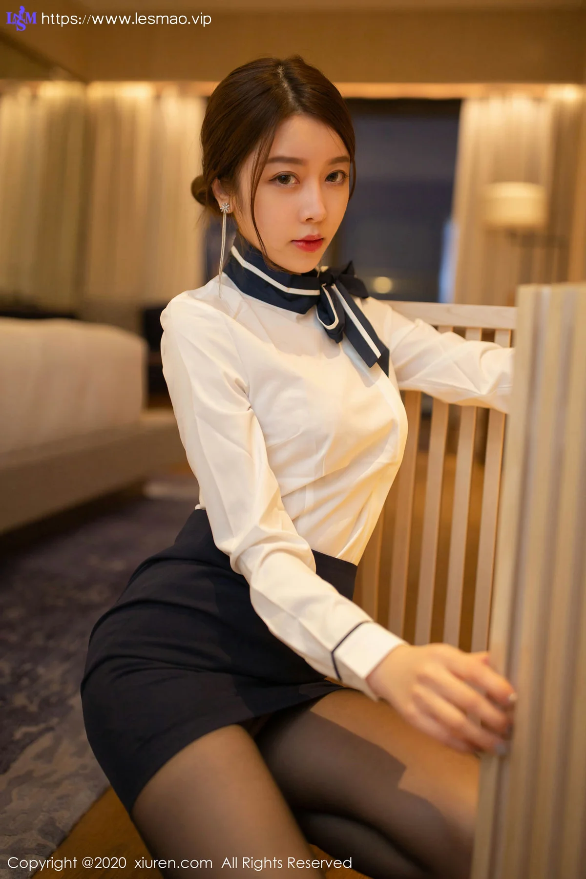 XiuRen 秀人 No.2267 开档黑丝 夏诗雯Sally - 14
