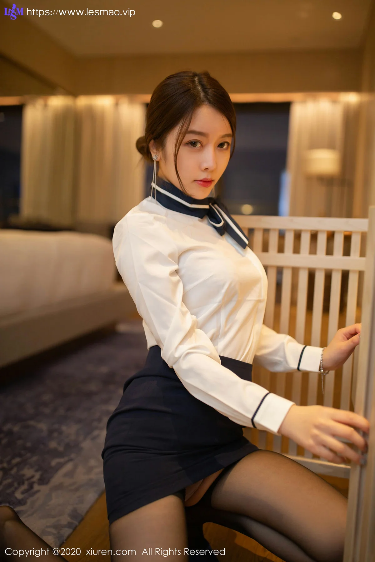 XiuRen 秀人 No.2267 开档黑丝 夏诗雯Sally - 15