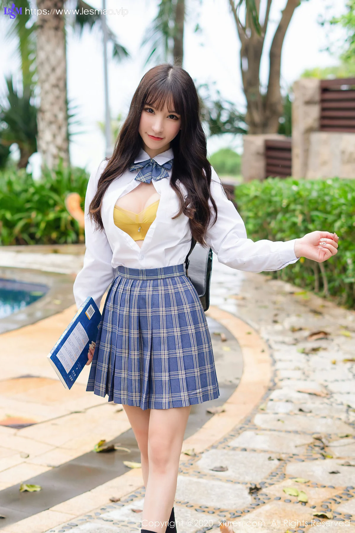 XiuRen 秀人 No.2290 学生校服 周于希sandy 清纯学妹 - 18