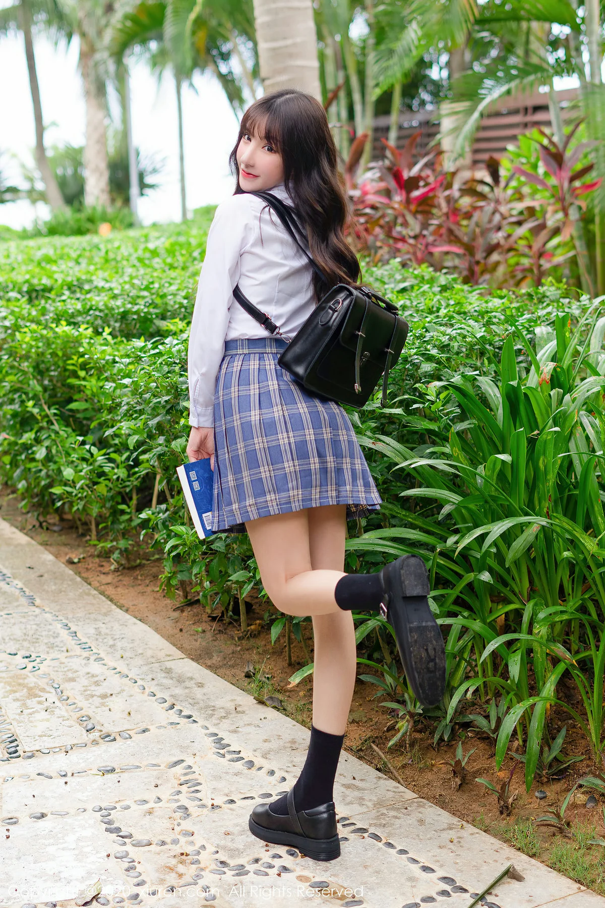 XiuRen 秀人 No.2290 学生校服 周于希sandy 清纯学妹 - 23
