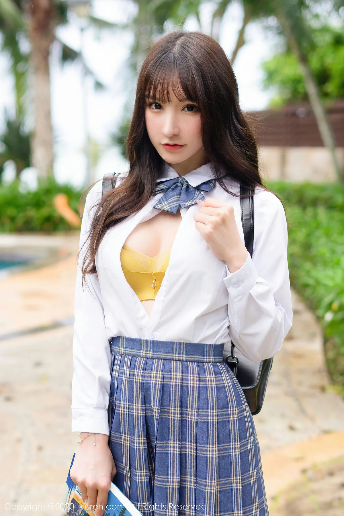 XiuRen 秀人 No.2290 学生校服 周于希sandy 清纯学妹 - 65