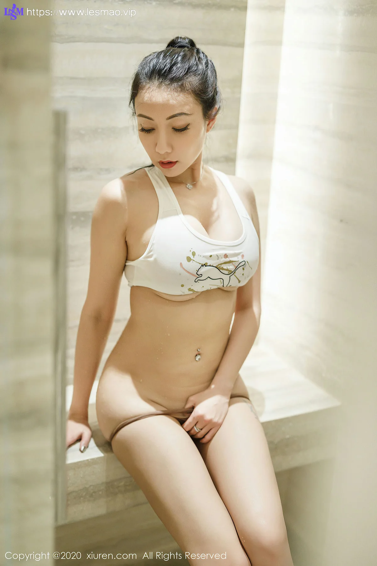 XiuRen 秀人 No.2332 果儿 健身辣妹内衣时尚丝袜 - 37