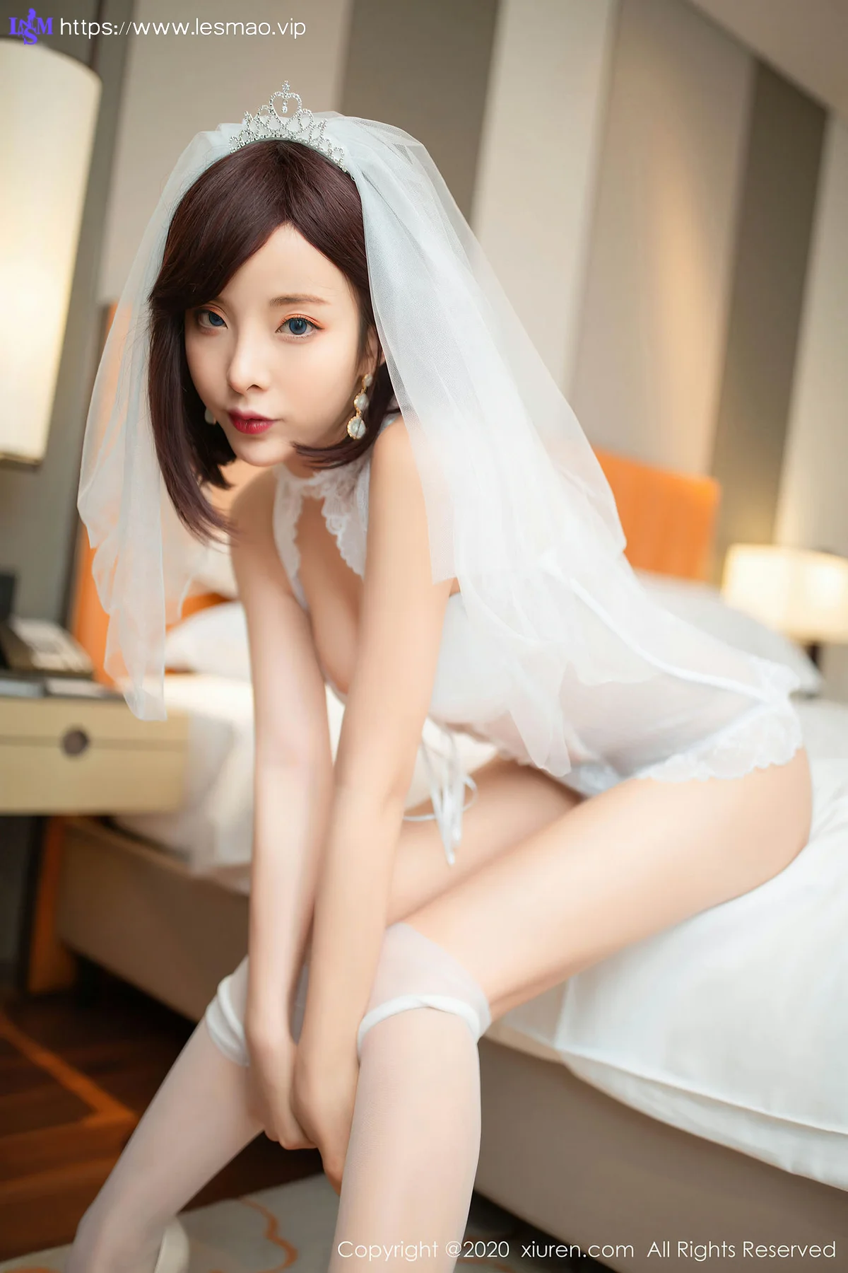 XiuRen 秀人 No.2348 陈小喵 婚纱主题 - 52