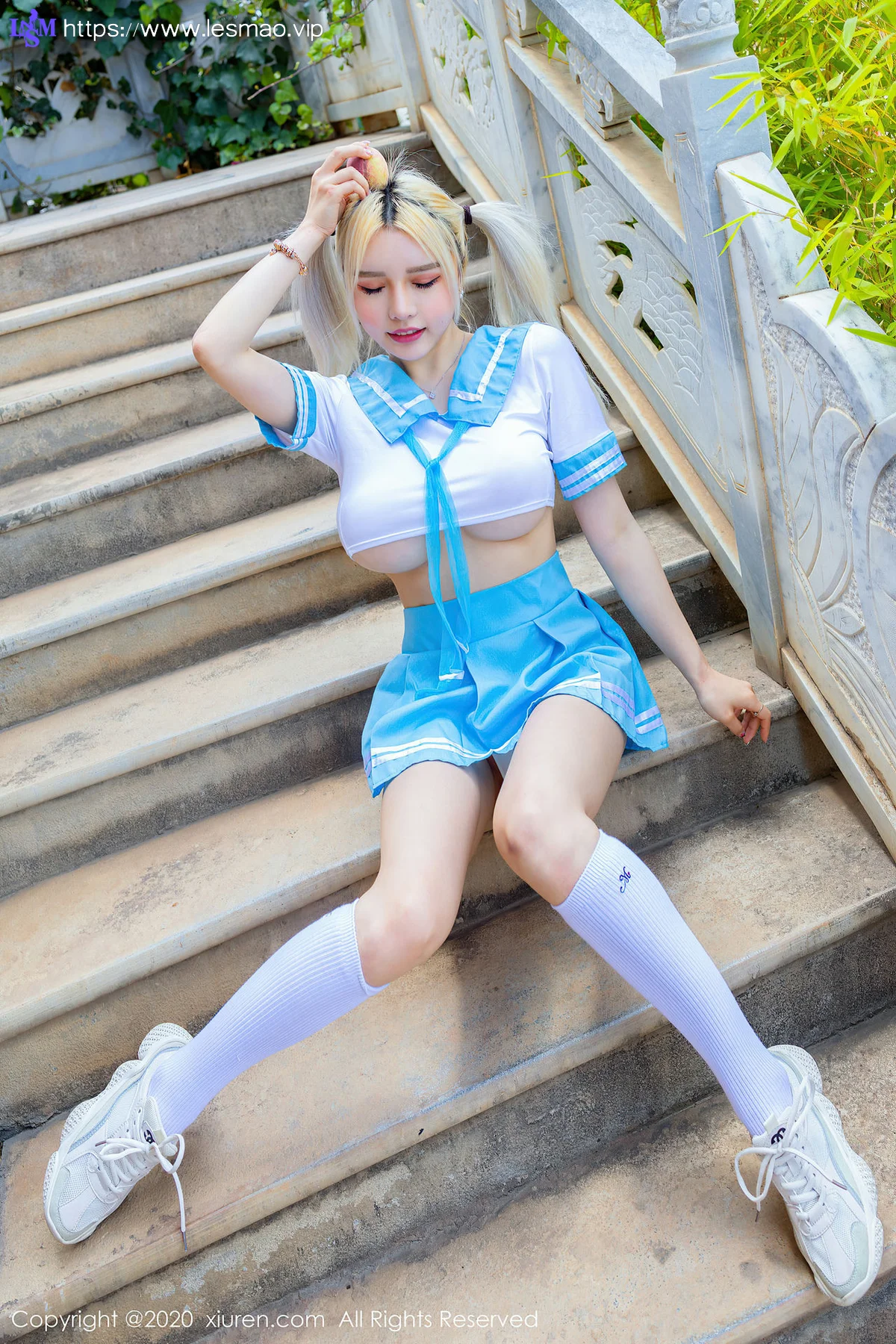 XiuRen 秀人 No.2371 淼淼小姐姐呀 双马尾海军服 - 16