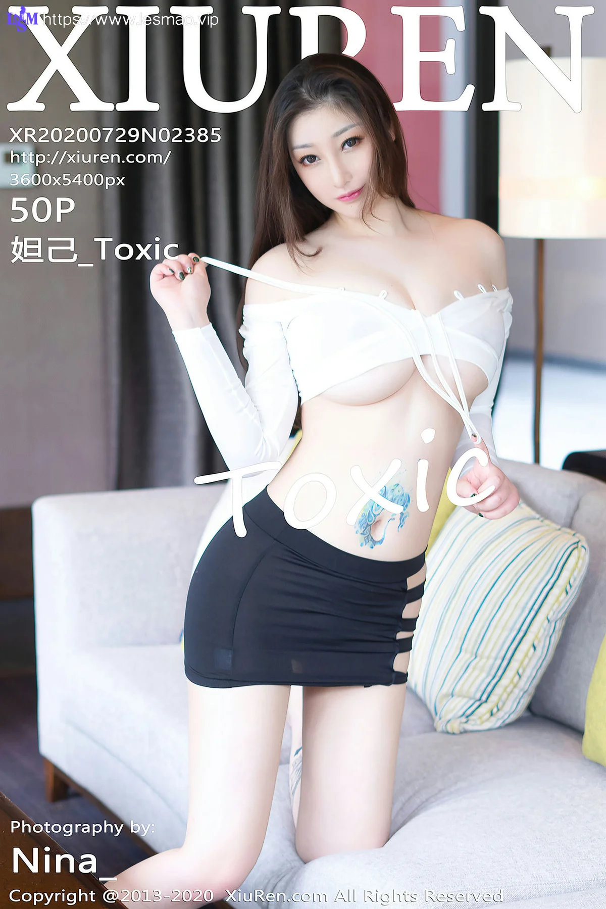 XiuRen 秀人 No.2385 超短丰胸肥臀 妲己toxic - 51