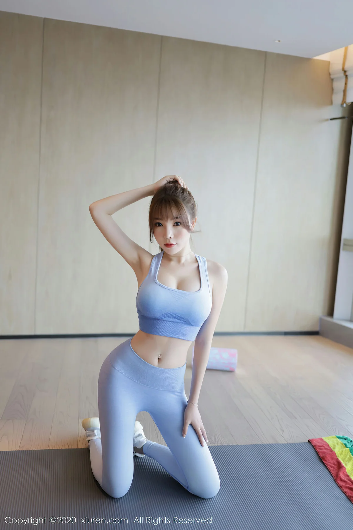 XiuRen 秀人 No.2391 健身房主题 芝芝booty 健身美女 - 11