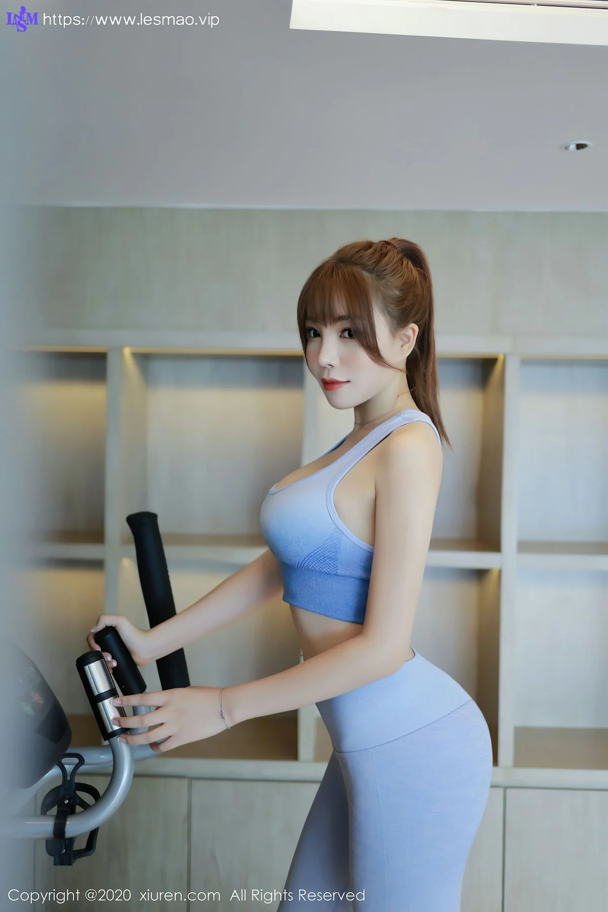 XiuRen 秀人 No.2391 健身房主题 芝芝booty 健身美女 - 19